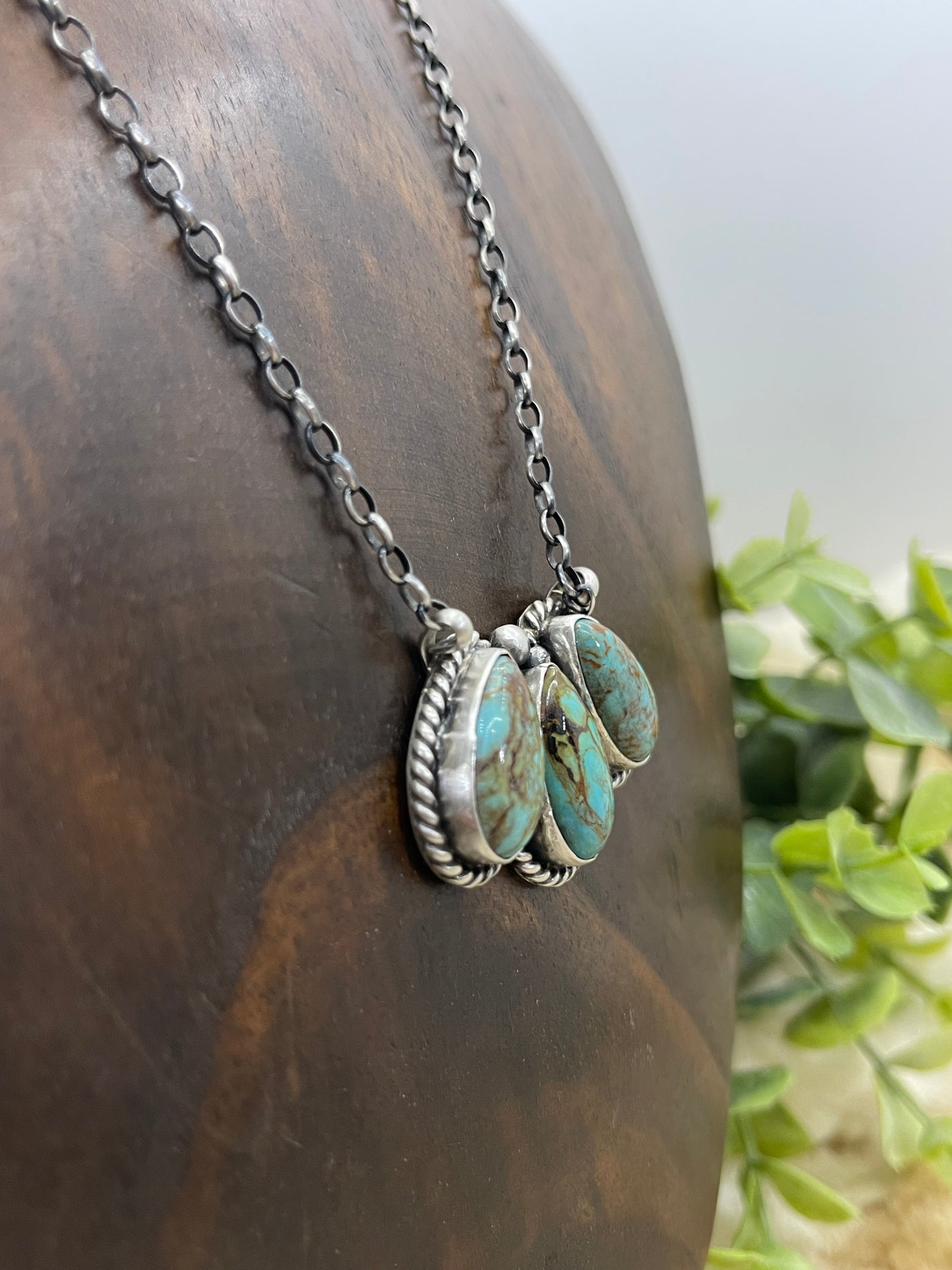 16" Kingman Turquoise Necklace