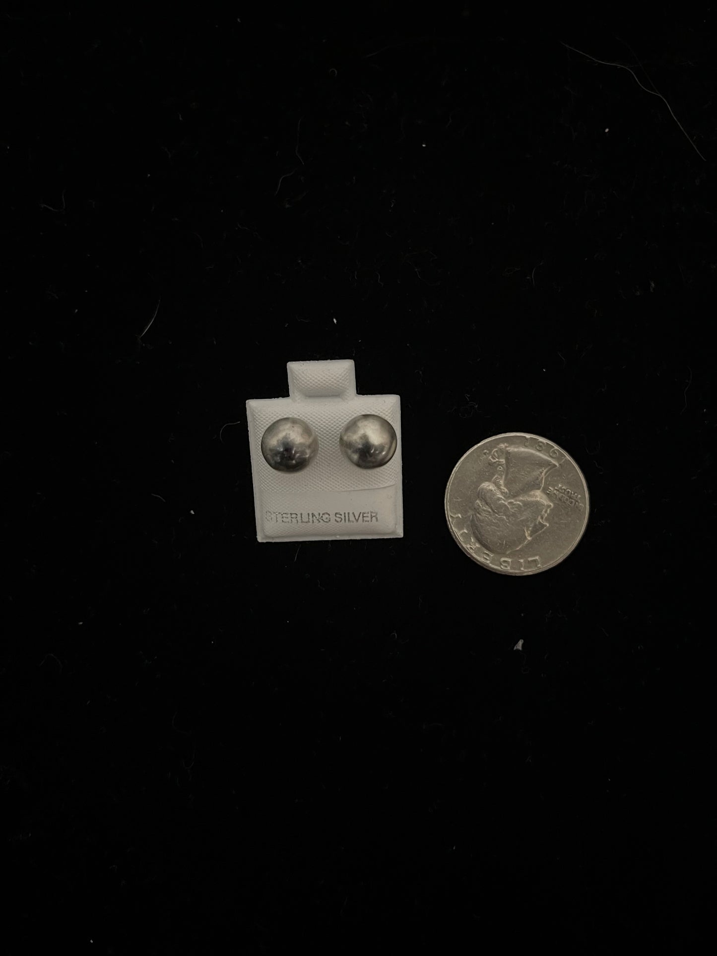 9mm Navajo Pearl Style Post Stud Earrings
