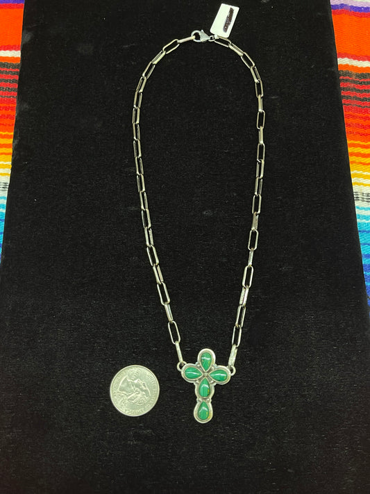 LOT 11 3/24 Sonoran Gold Cross Necklace