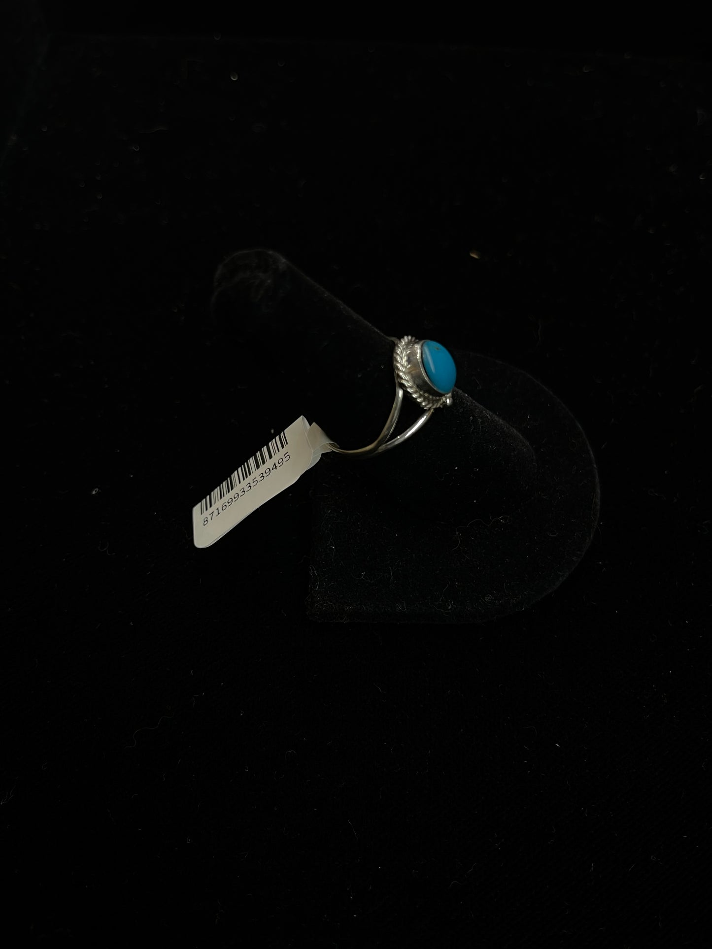 7.5 Turquoise Ring by Rosemary Saunders, Navajo