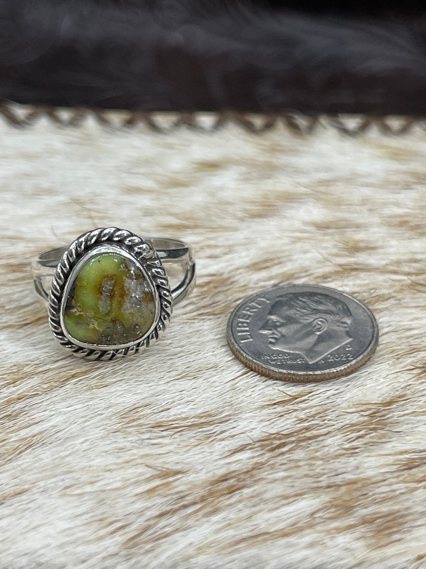 7.0 Palomino Turquoise Ring