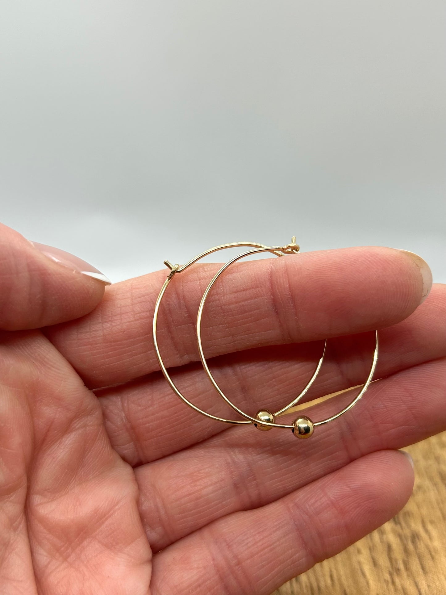 14k Gold Filled Hoop Earrings