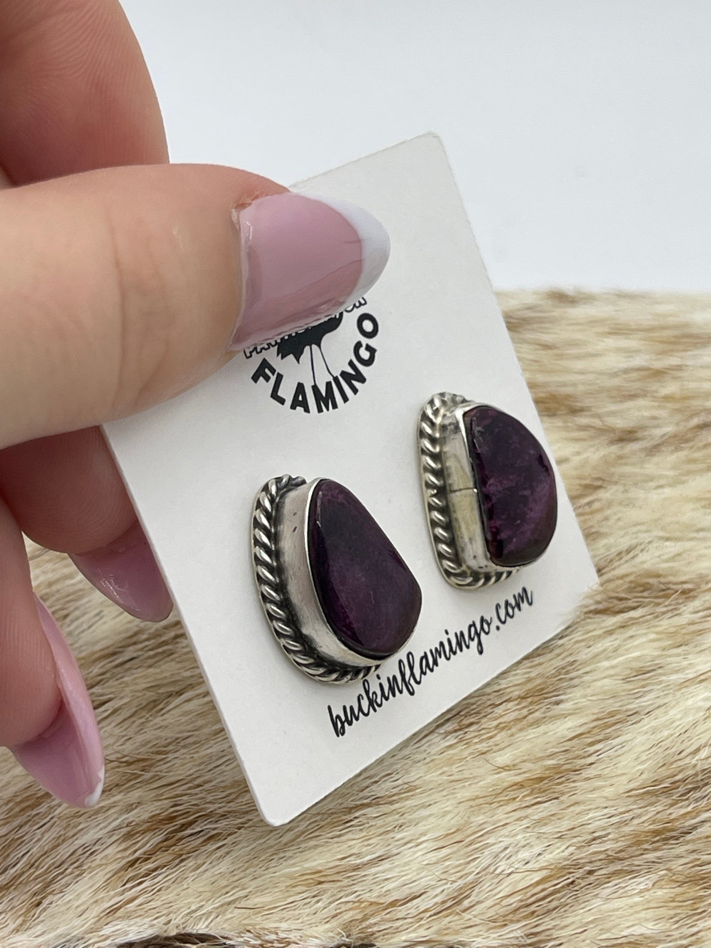 Purple Spiny Oyster by Chassity Belone, Navajo
