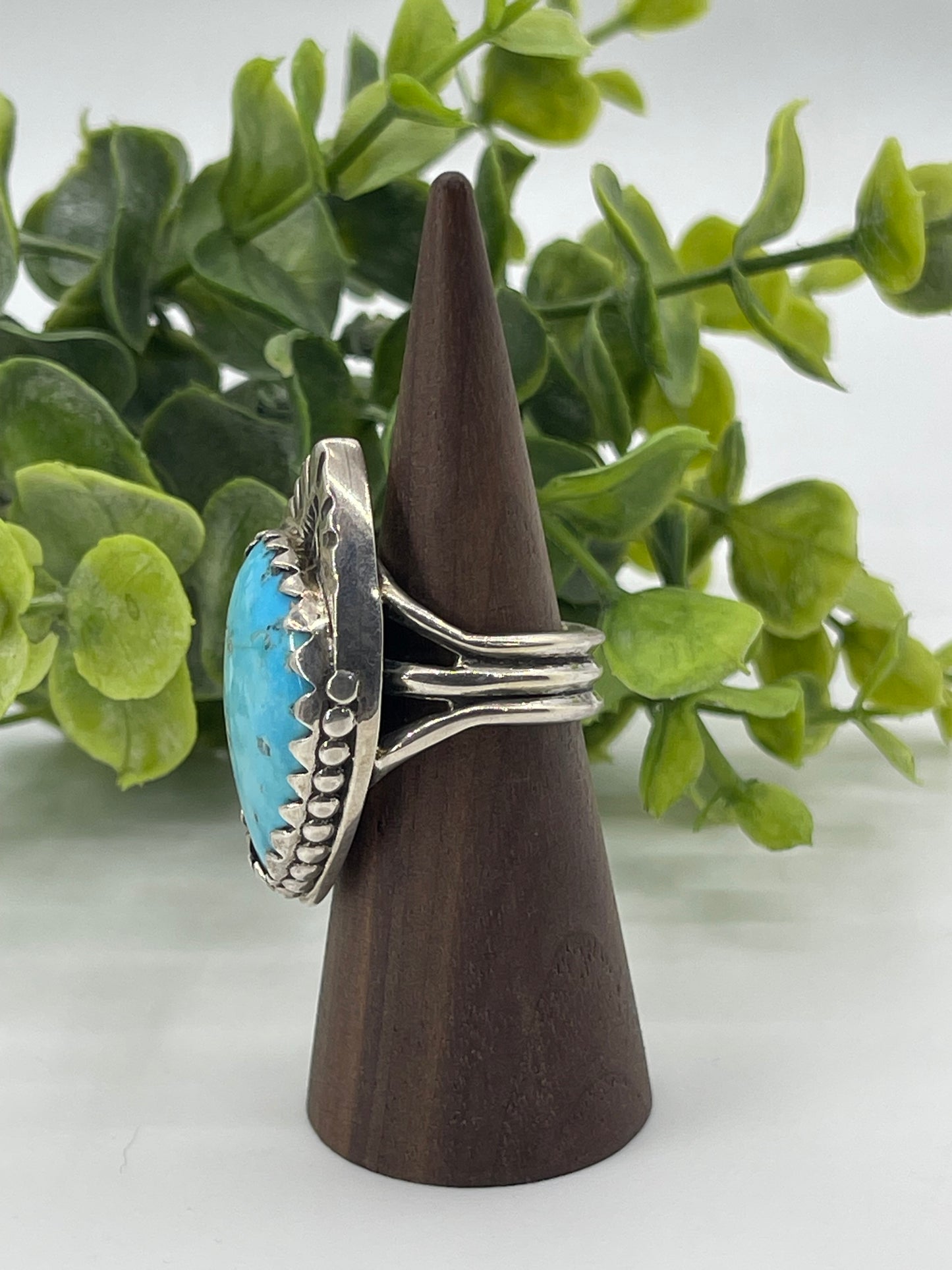 9.0 Vintage Turquoise Ring