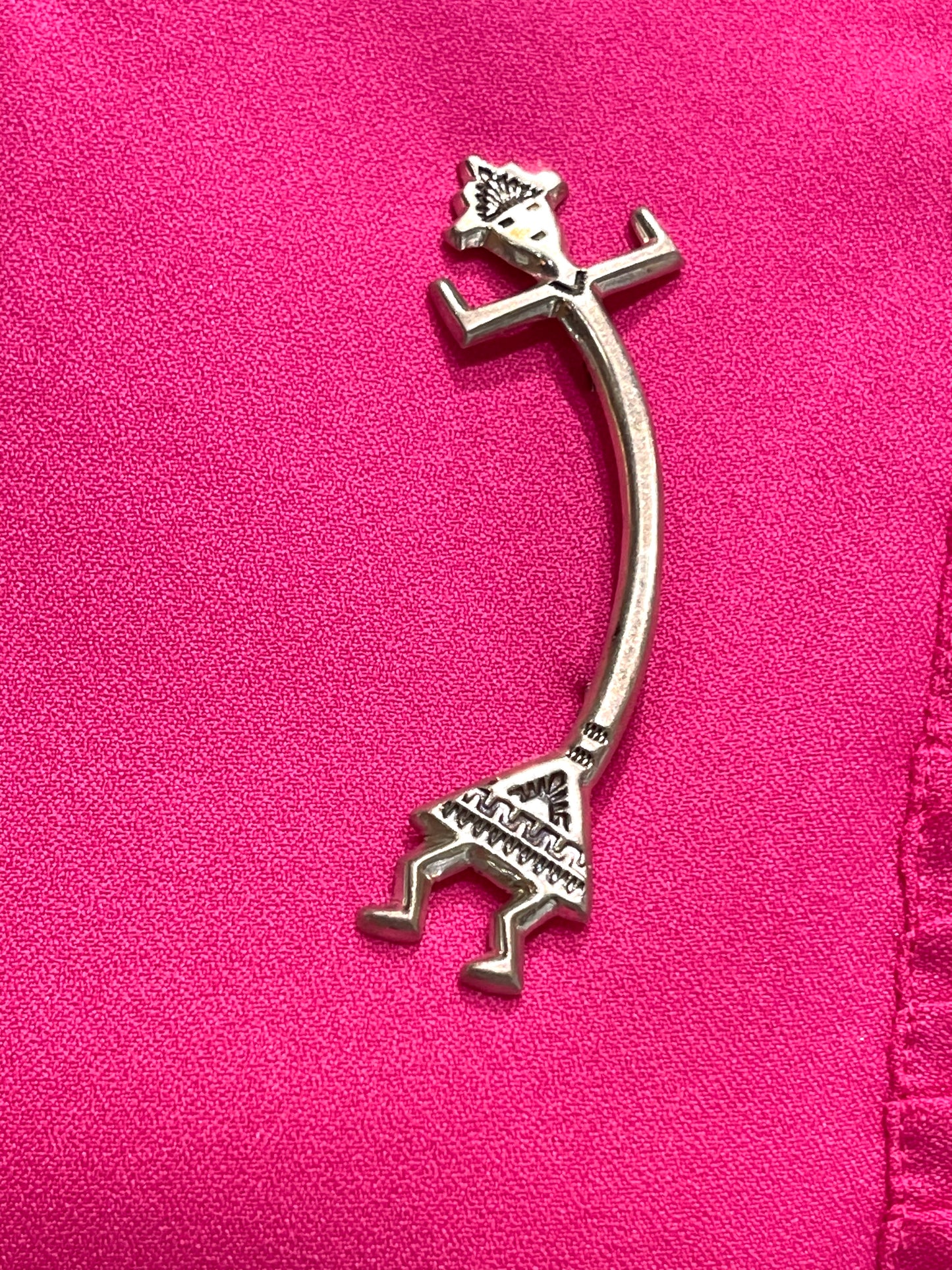 Sterling Silver Rainbow Man Pin