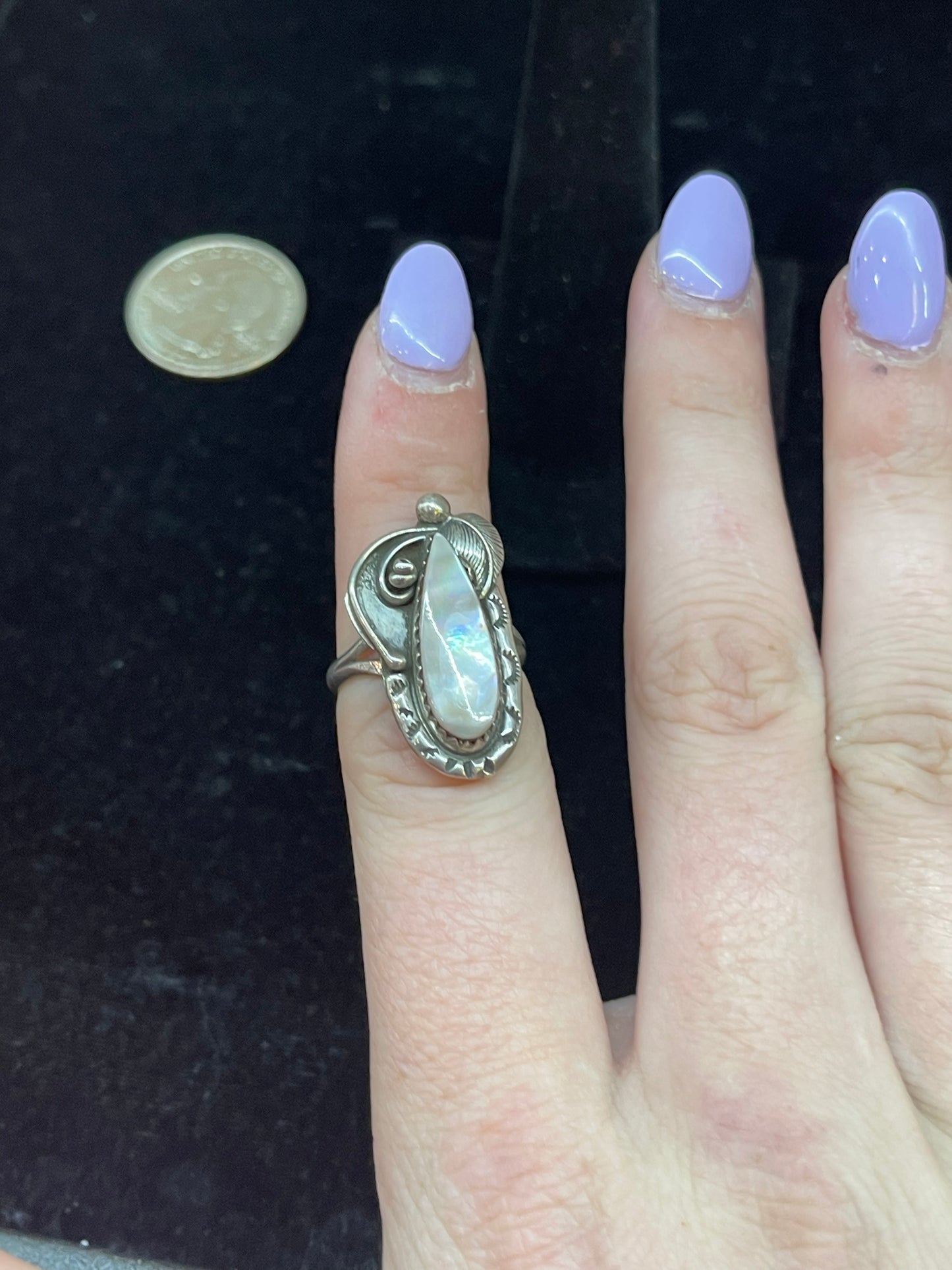 Vintage Pink Mother of Pearl
