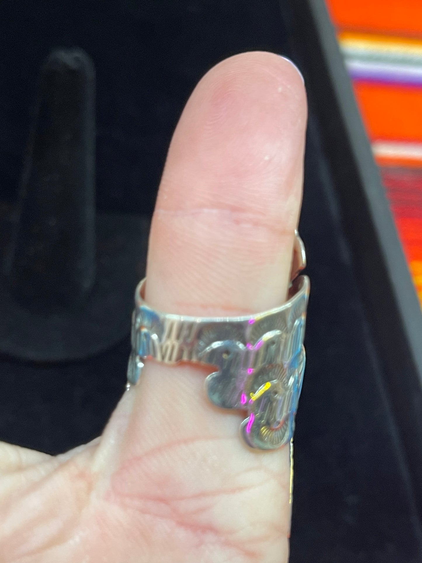 Green Turquoise Thunderbird Ring