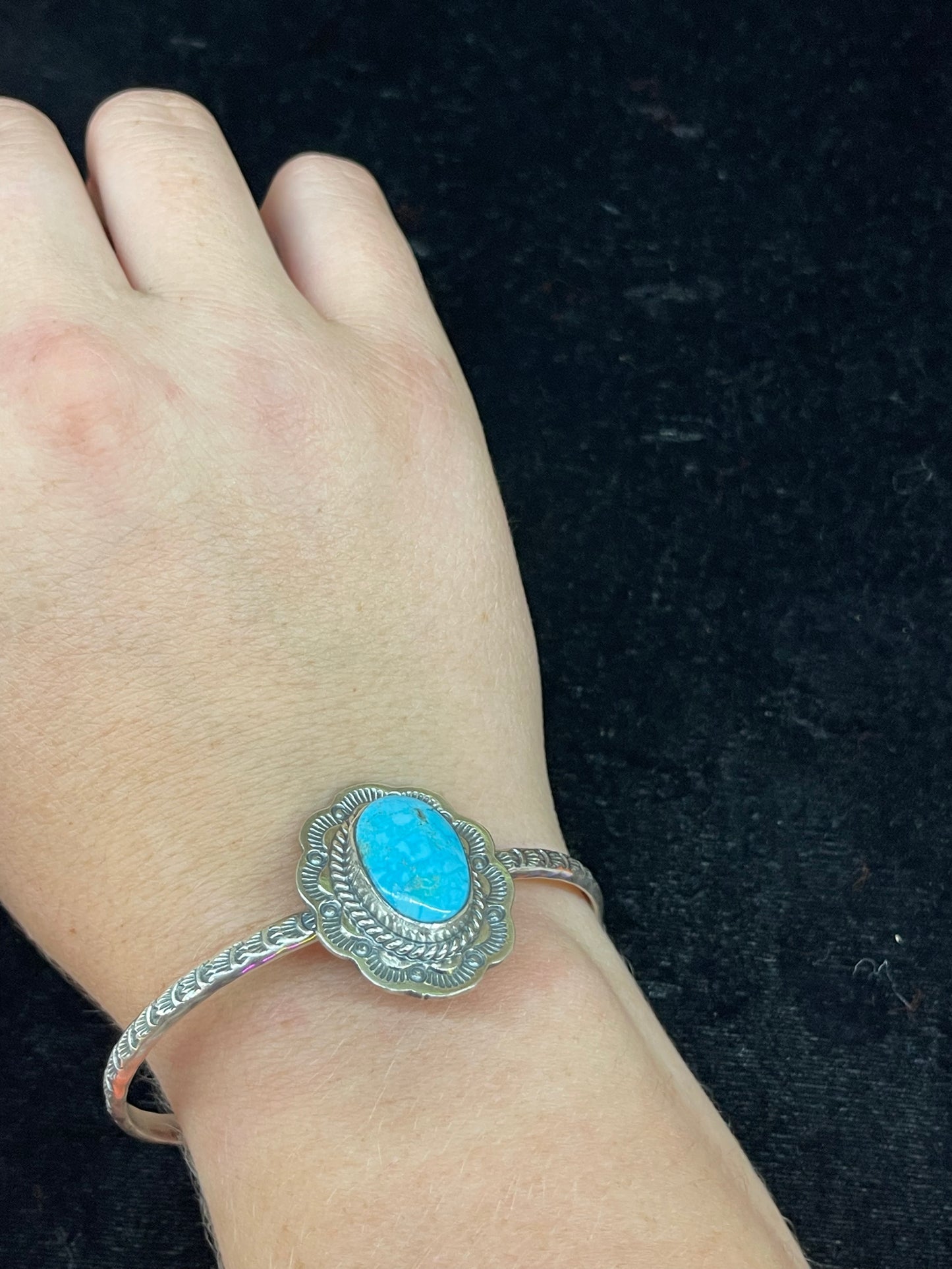 Kingman Web Oval Bracelet