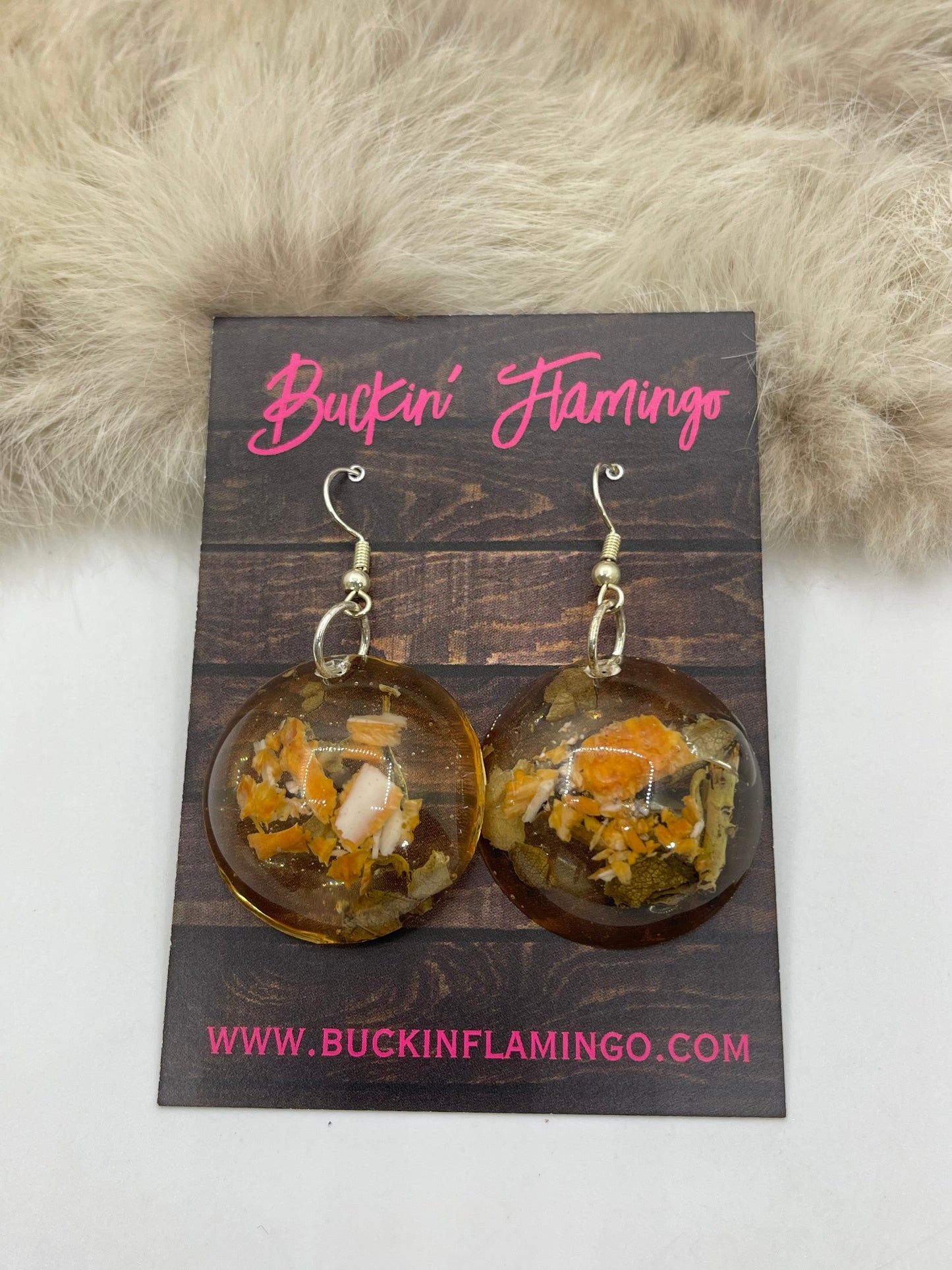 Spiny Oyster Earrings by Ren McCulley, Creek/Seminole