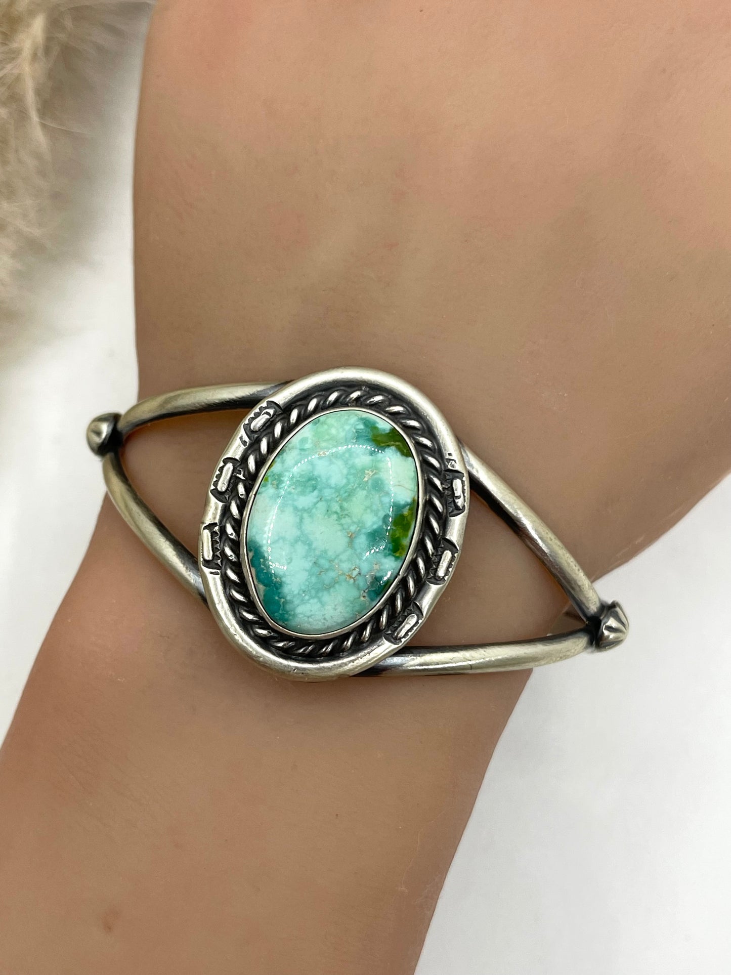 5.5" - 7.25" Sonoran Gold Cuff by Augustine Largo, Navajo