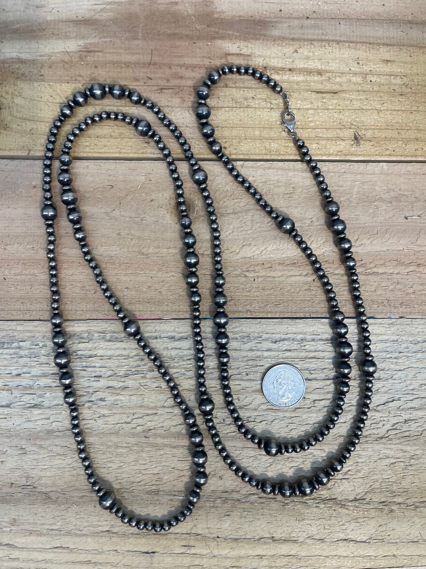 60” Graduated Navajo Pearls