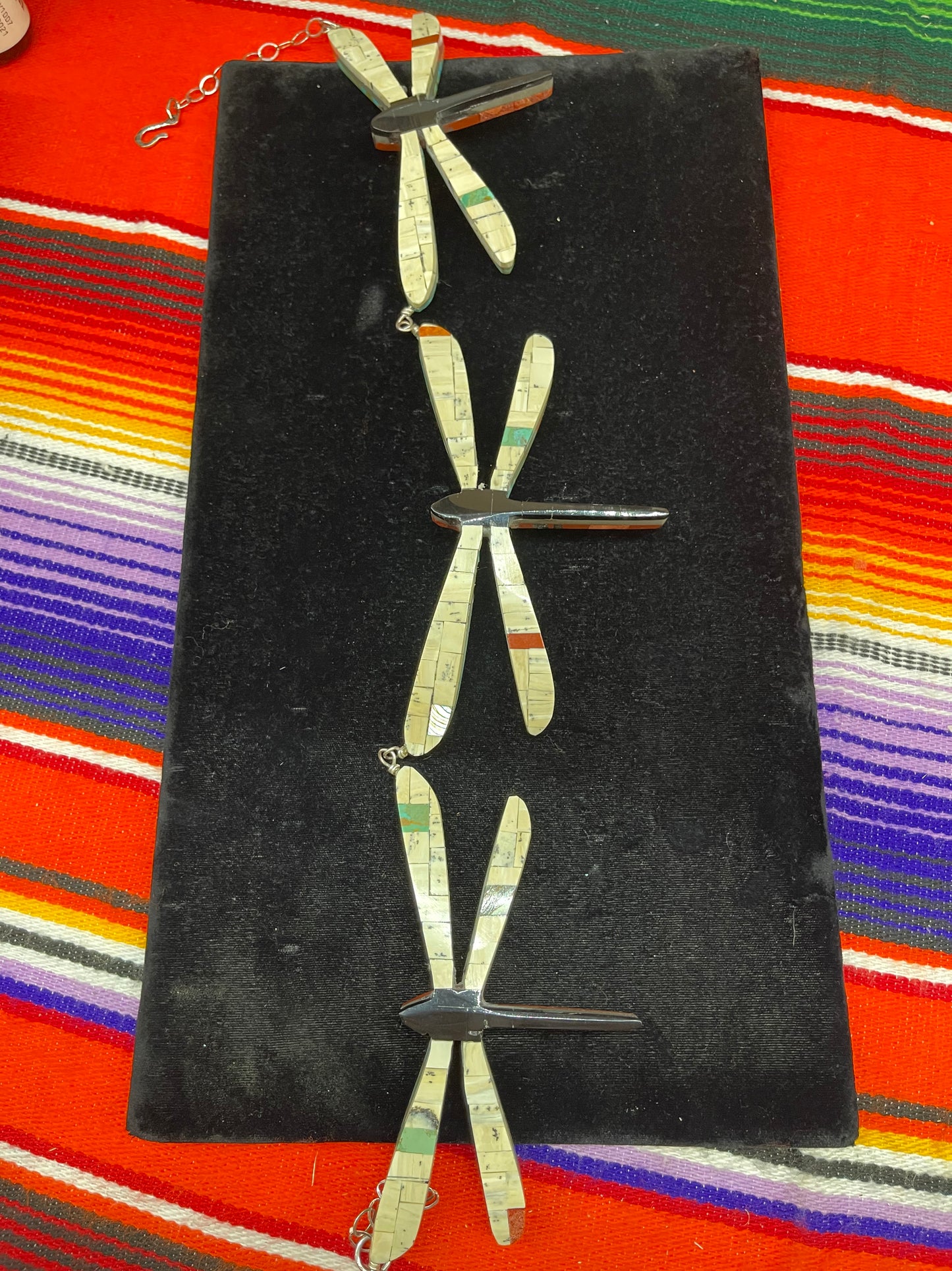 Reversible DragonFly Necklace by Jolene Bird, Santo Domingo