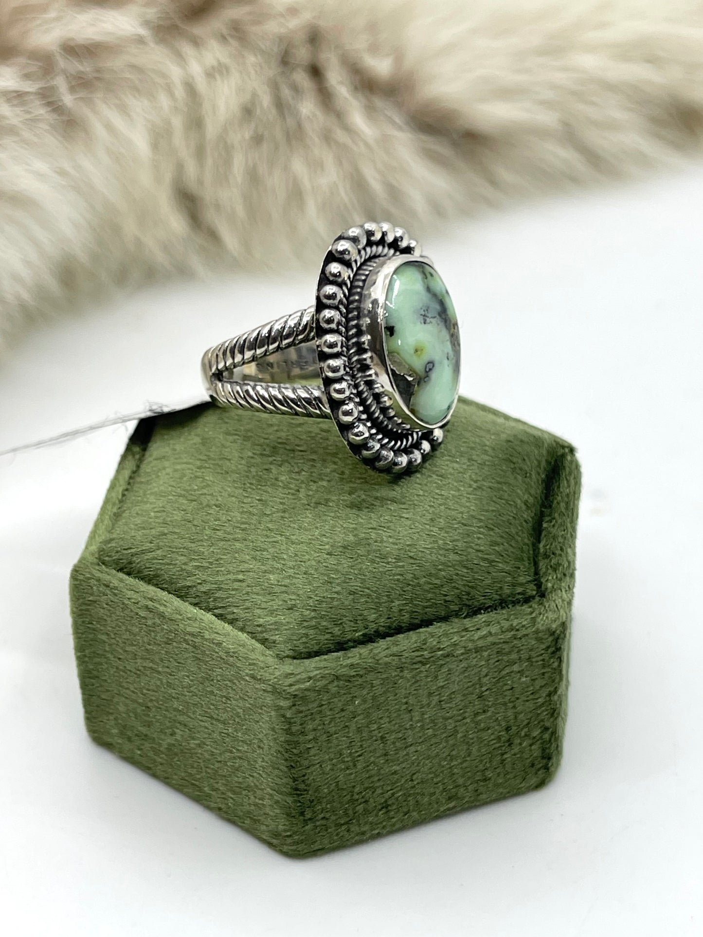 6.0 Oval Palomino Turquoise Ring