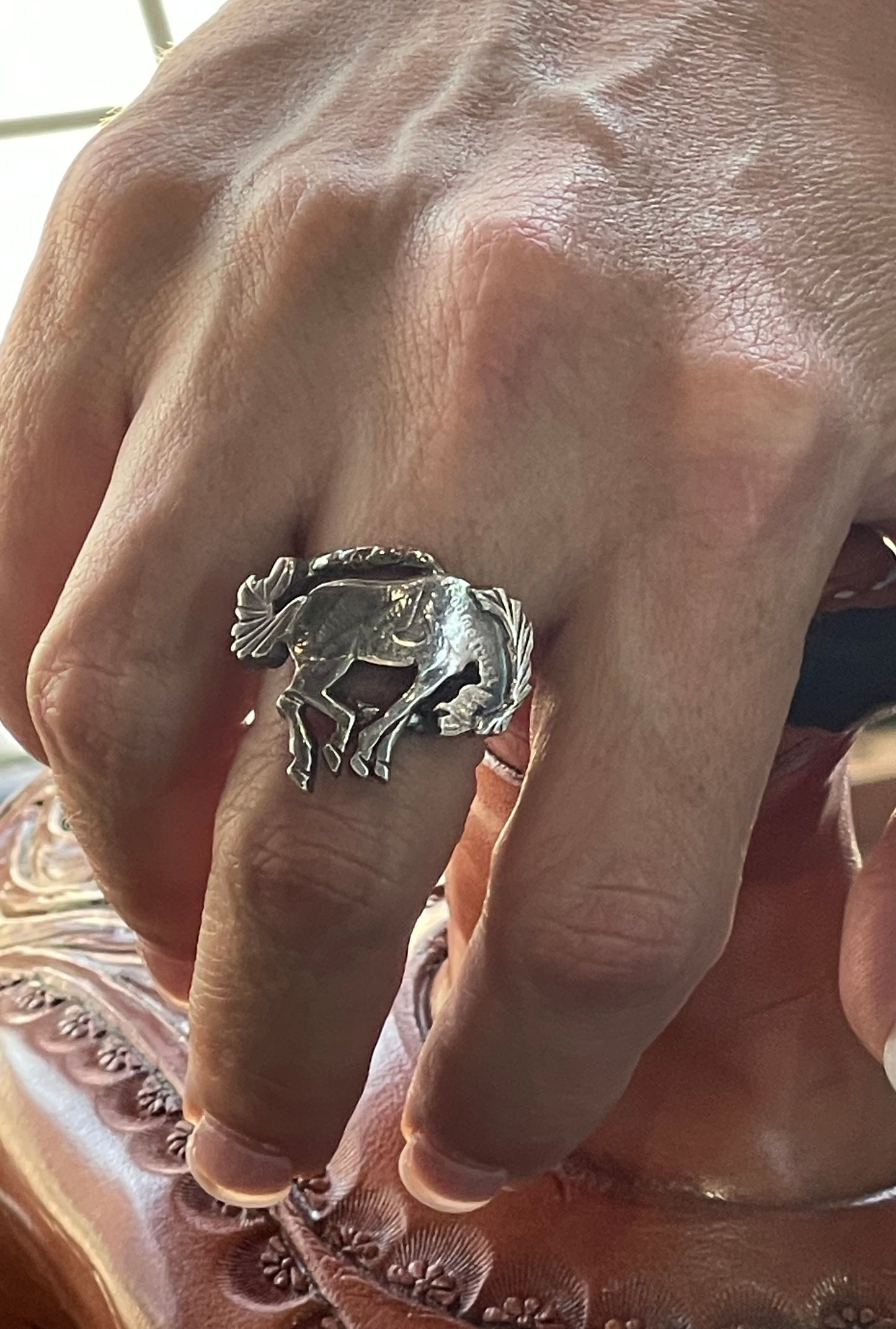 Adjustable Bronc Ring (7.0-9.0) by Bad Bronc