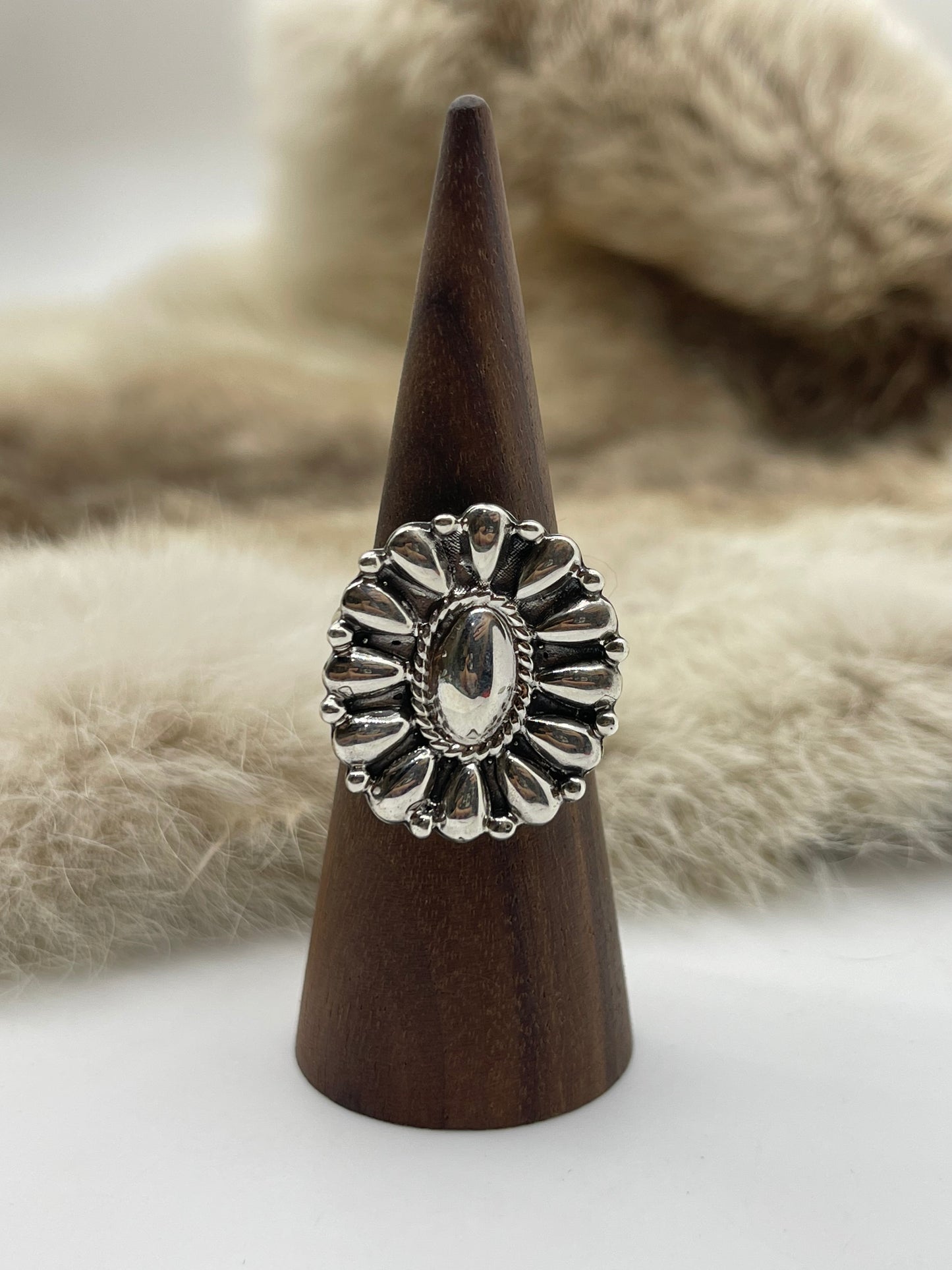 11.5 Silver Cluster by Charlene Yazzie, Navajo