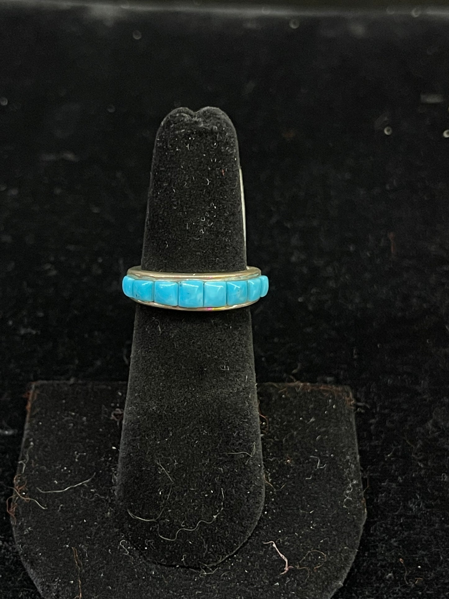 Cobblestone Turquoise Inlay Ring