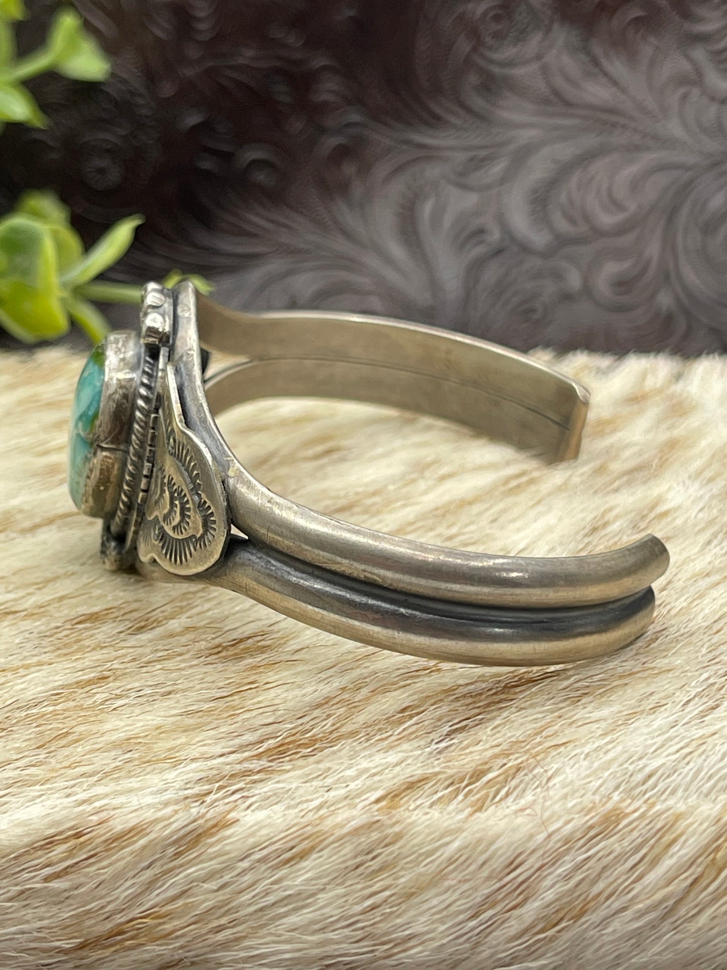 6''- 7'' Sonoran Gold Cuff By John Nelson Navajo