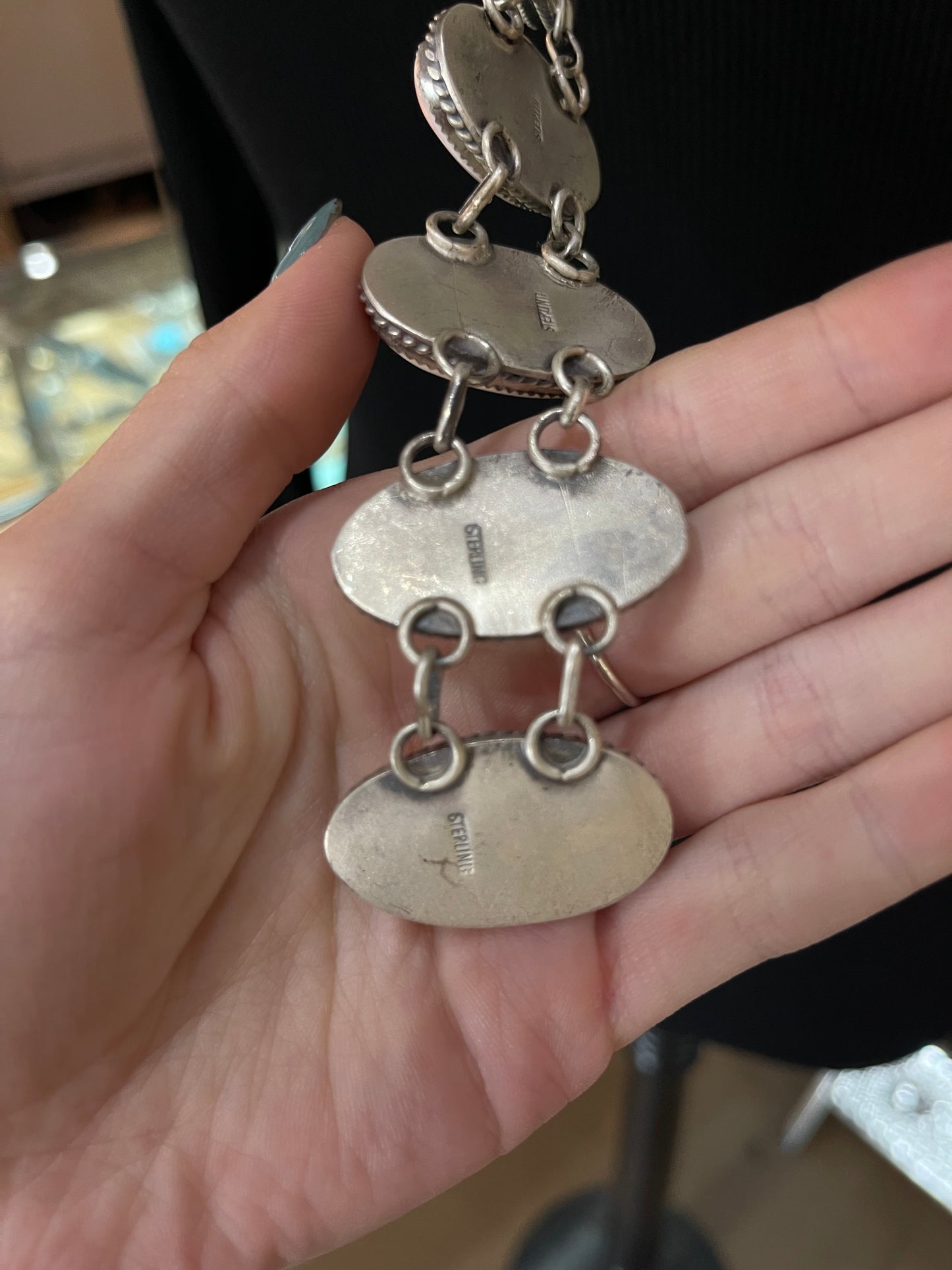 18"+12" Pink Conch Shell Lariat Drop Necklace