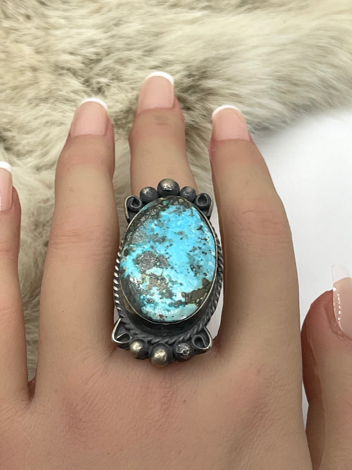 7.0 Sonoran Turquoise Oval Ring
