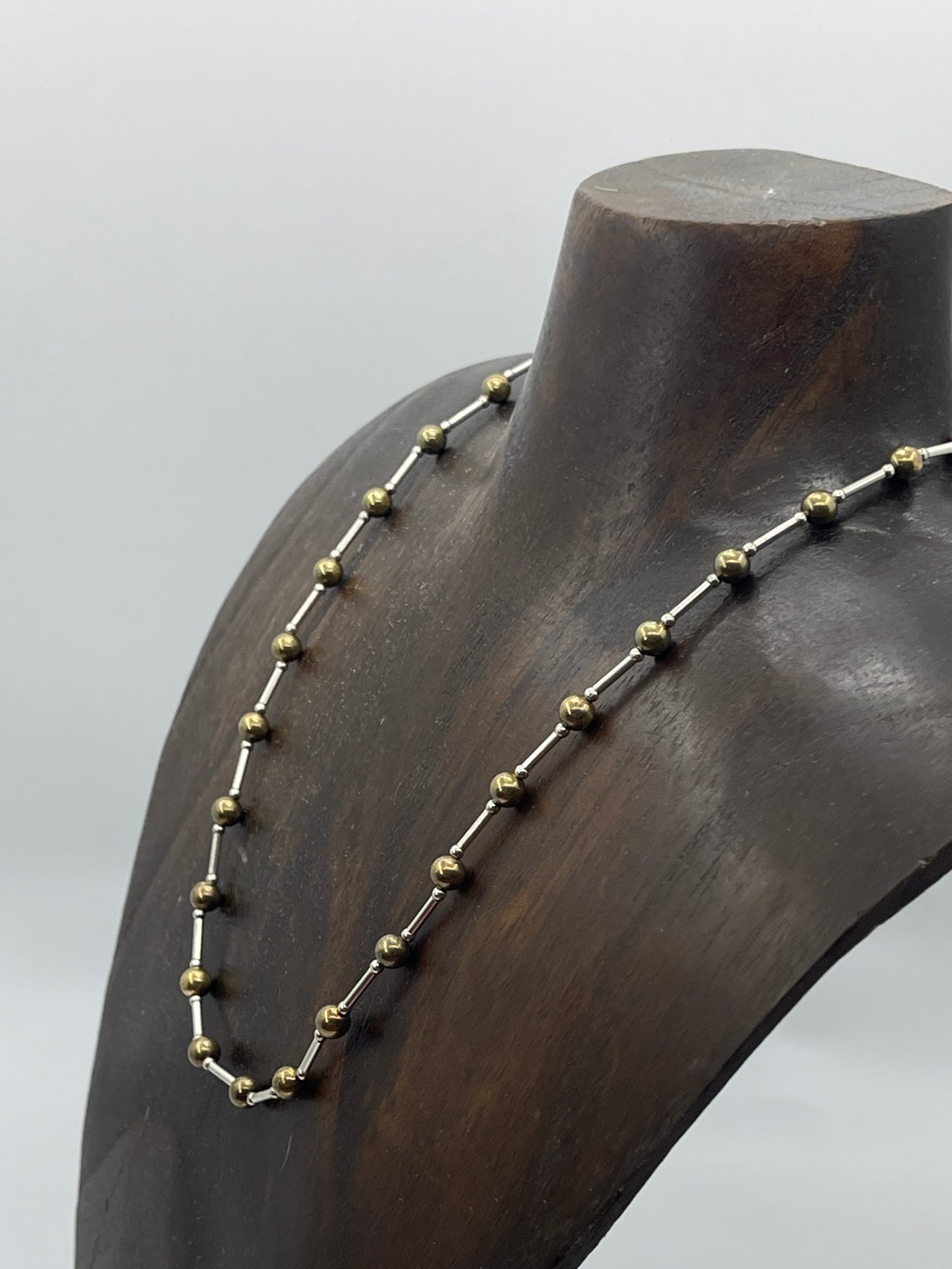 18" 4mm 14k Gold Filled Beaded Necklace