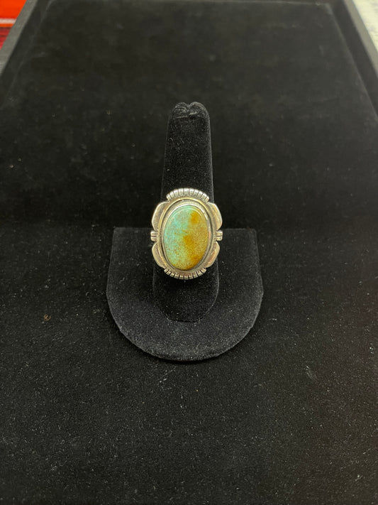 8.0 Vintage Turquoise Ring