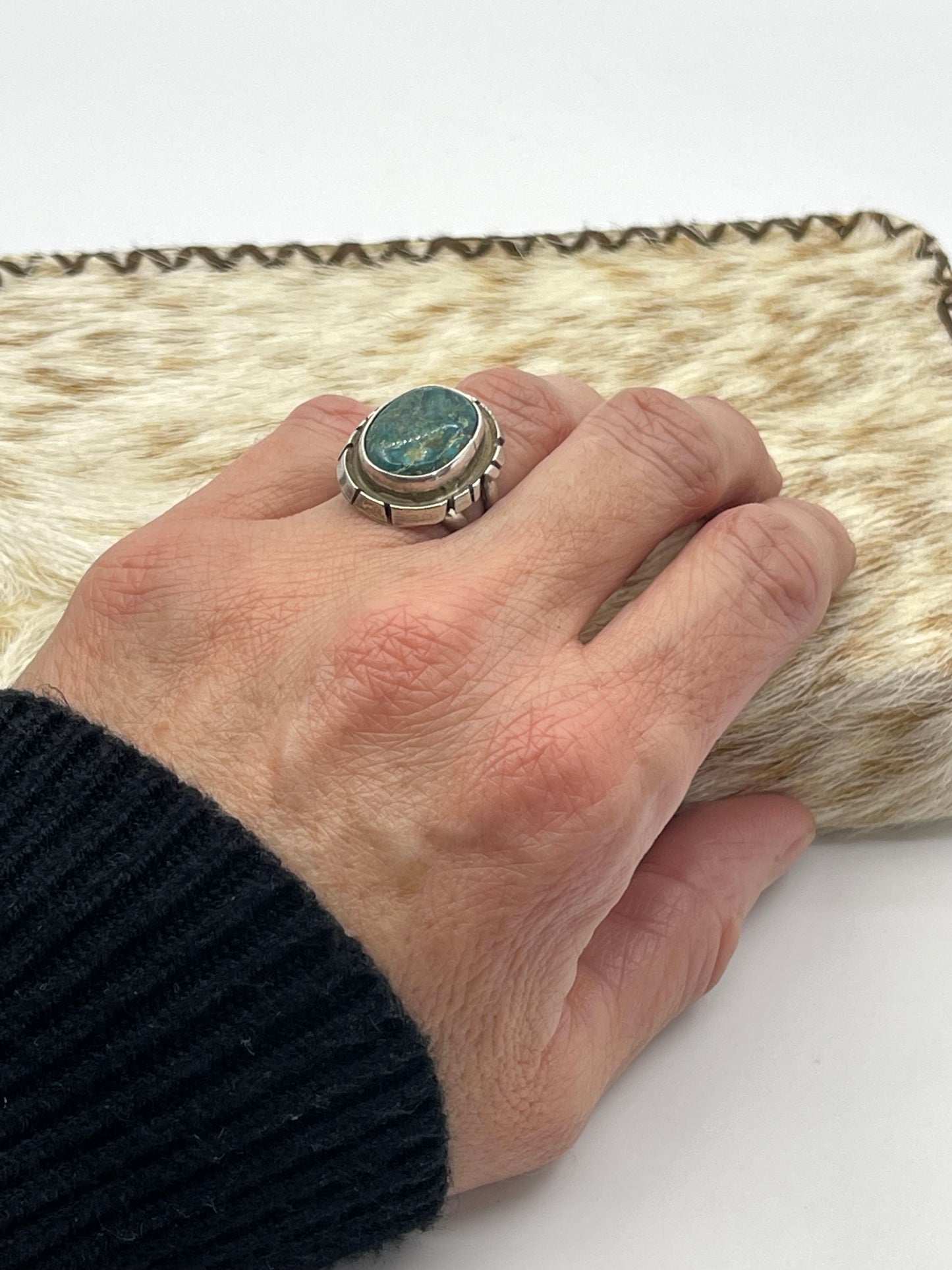 4.5 Oval Turquoise Ring