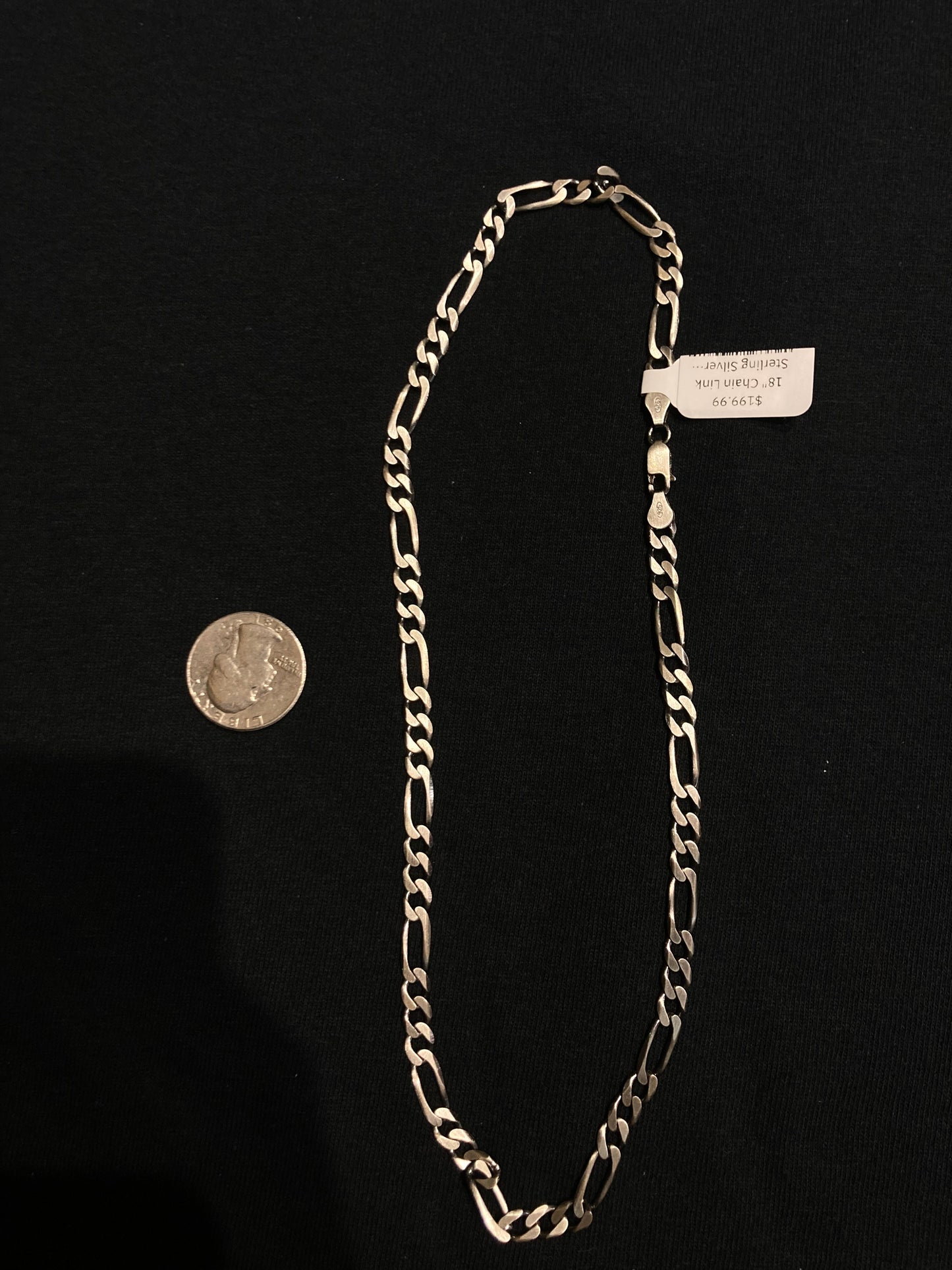 18" Chain Link Sterling Silver Necklace