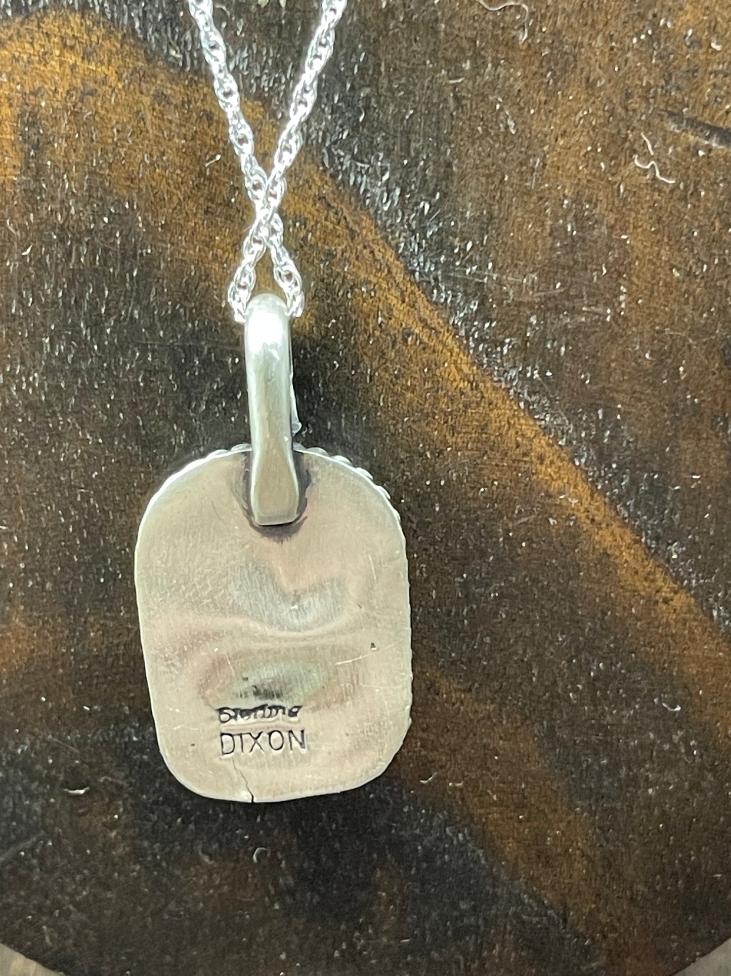 18" Spiny Oyster Pendant by Johnny Dixon, Navajo