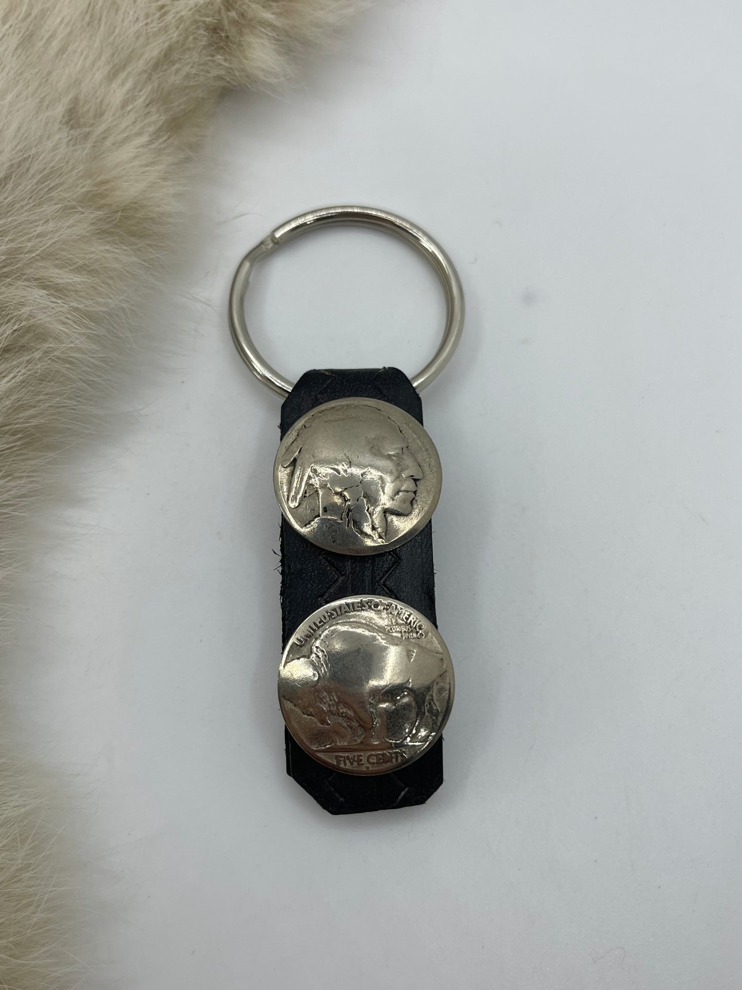 Buffalo Nickel Keychain