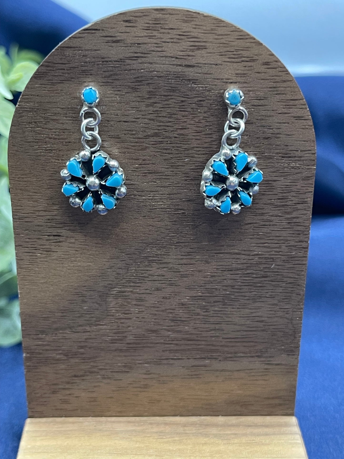 Zuni Cluster Post Dangle Earrings