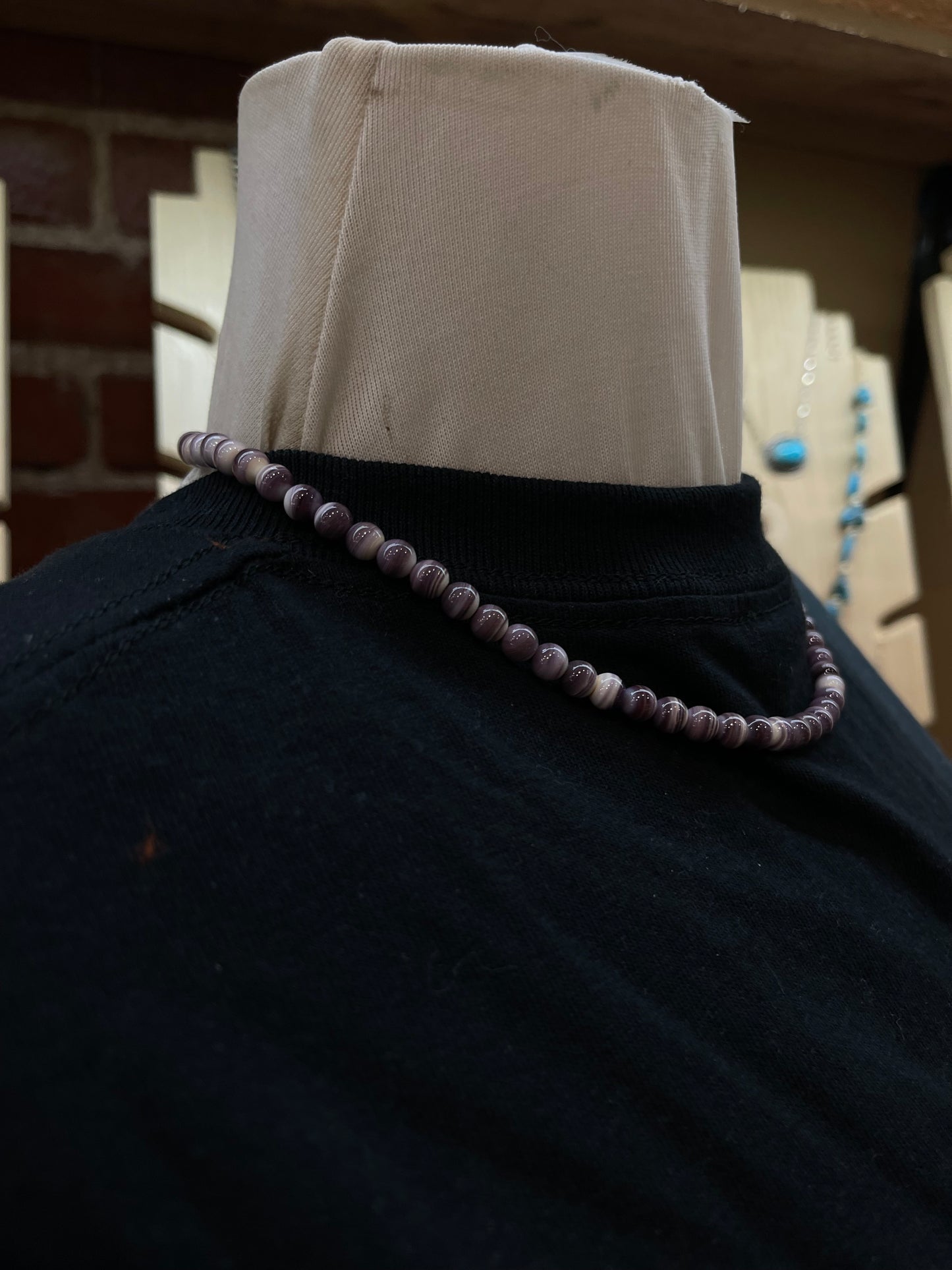16" Wampum Shell Necklace