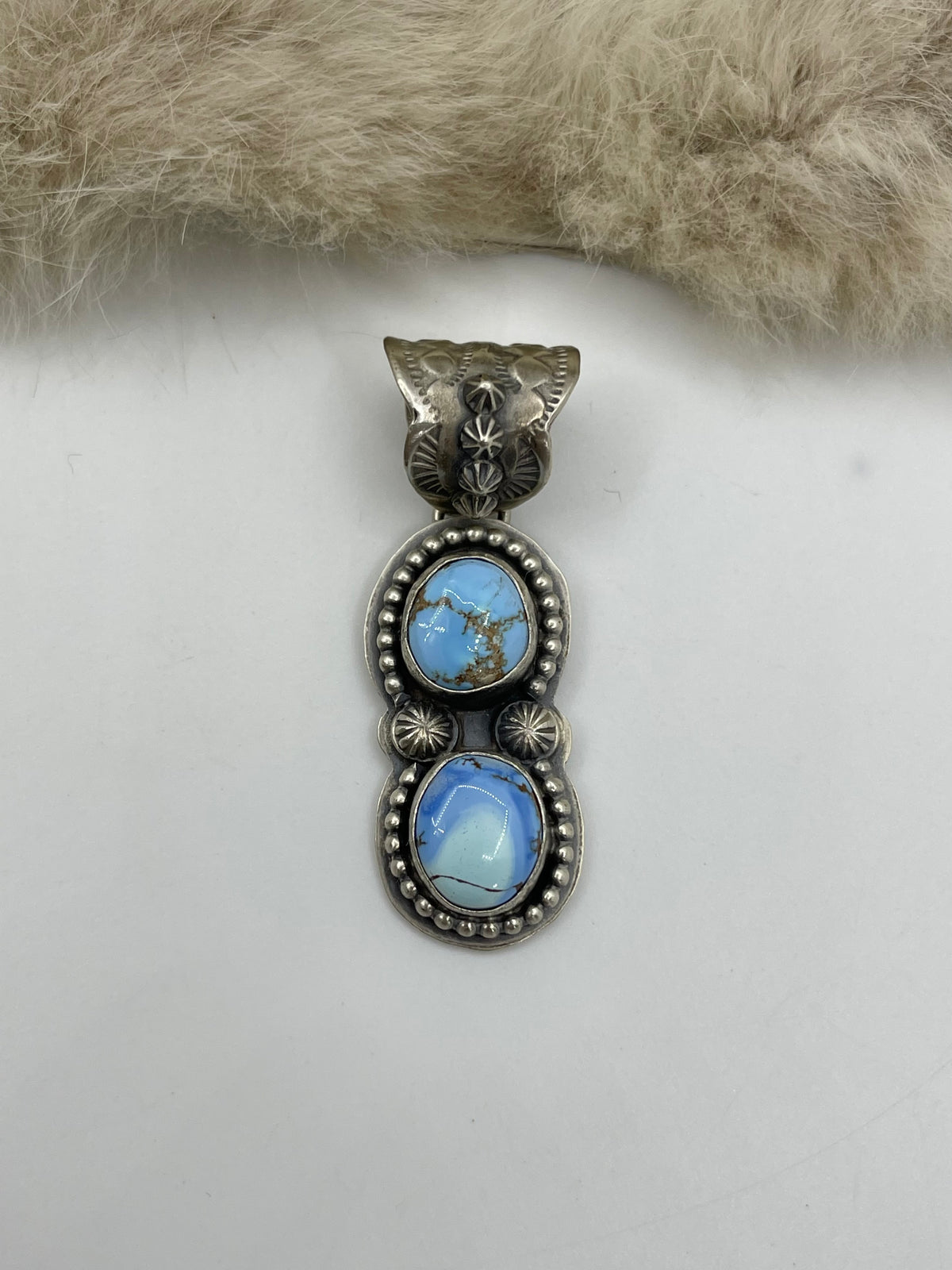 Golden Hills Pendant by Boyd Ashley, Navajo