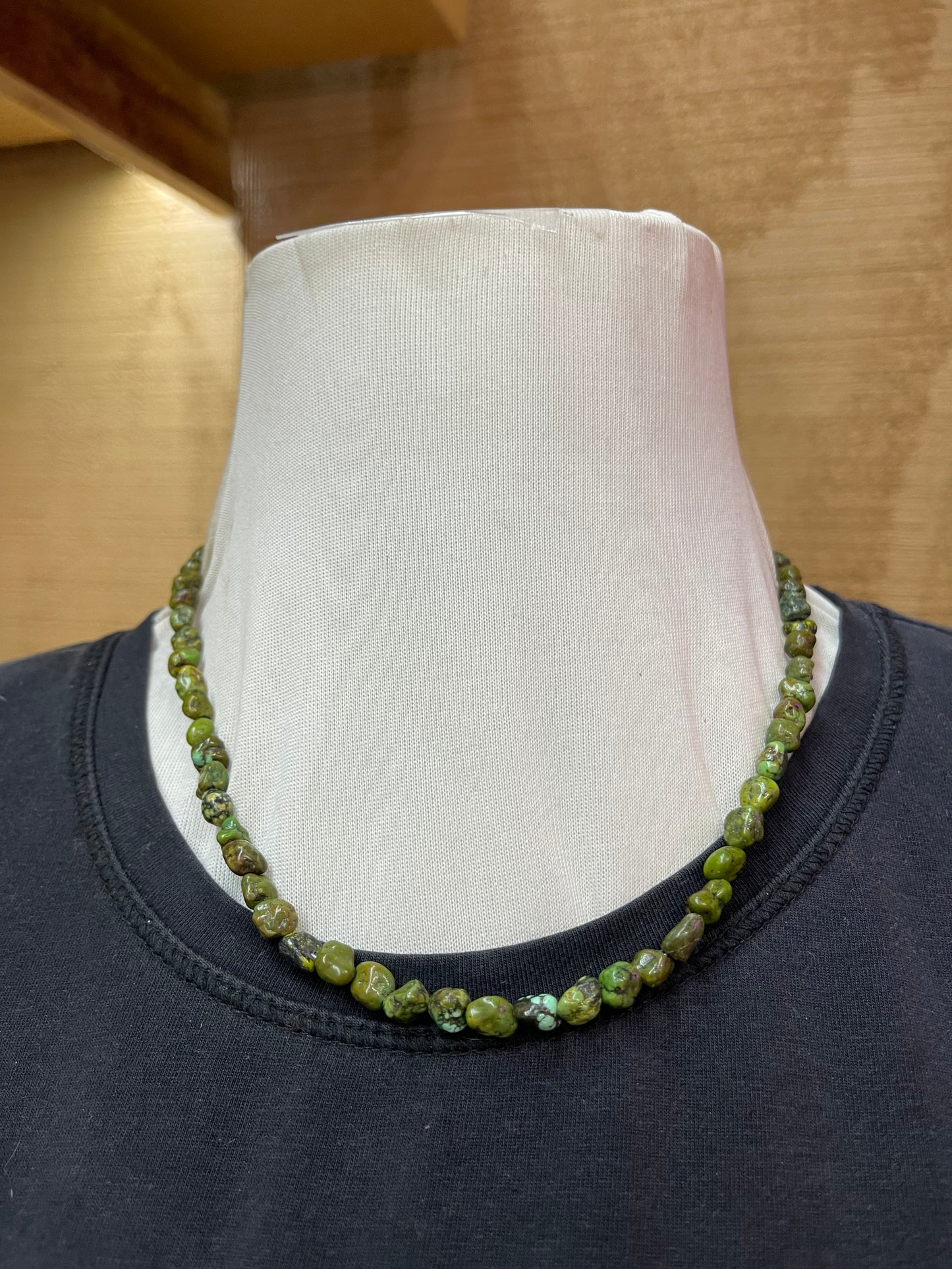 18” Natural Sonoran Gold Turquoise Nuggets