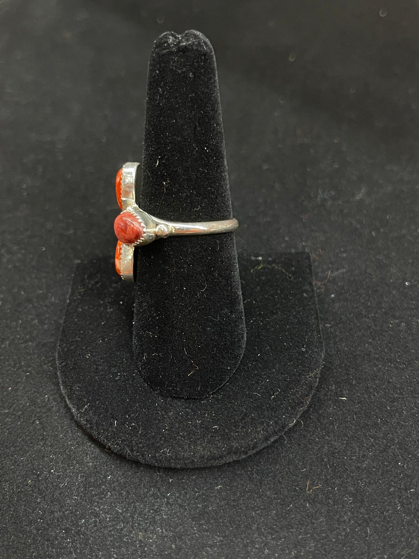 8.0 Multi Stone Spiny Oyster Ring by Maritta Martinez, Navajo