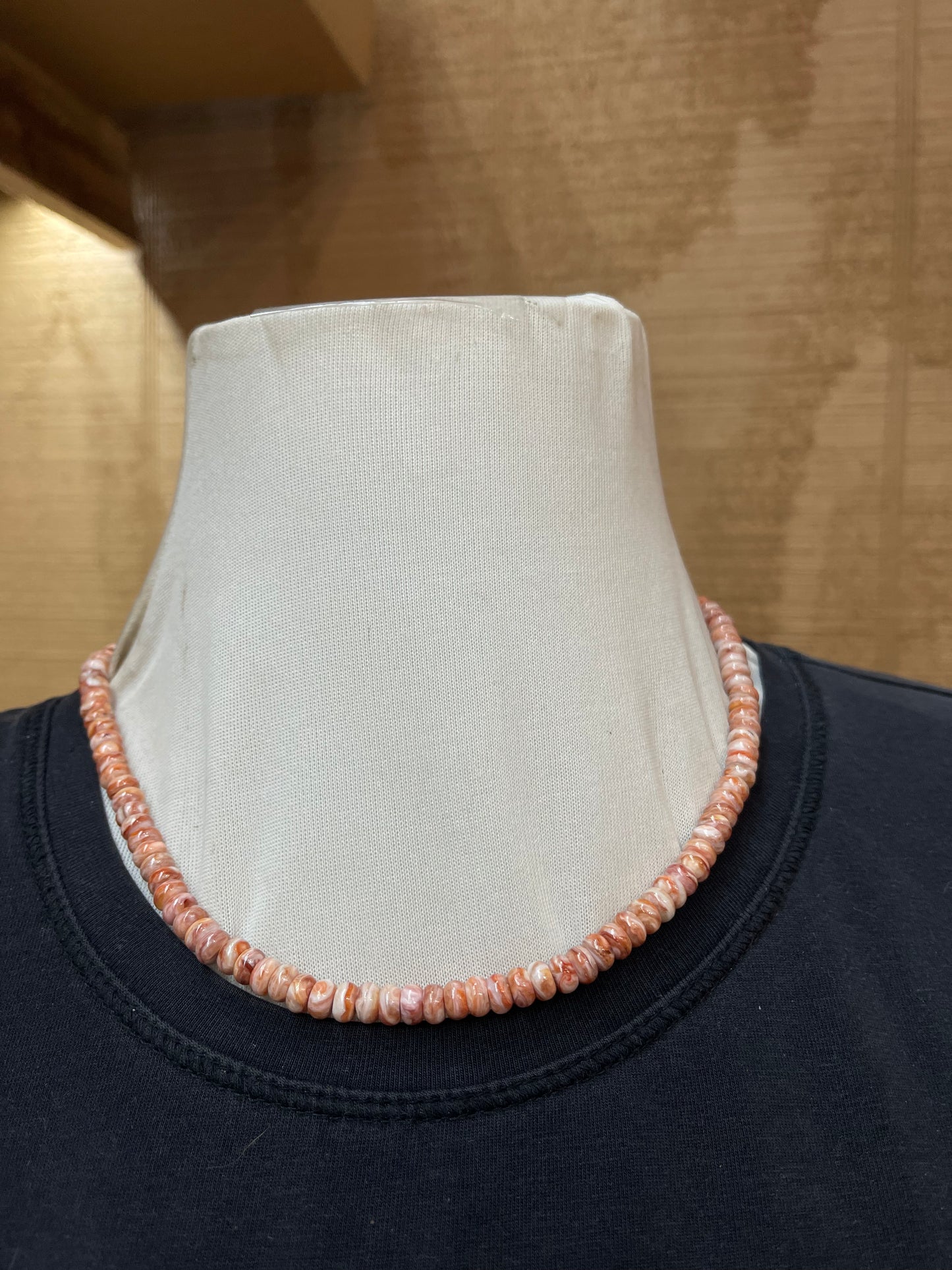 18" 5mm Spiny Oyster Necklace
