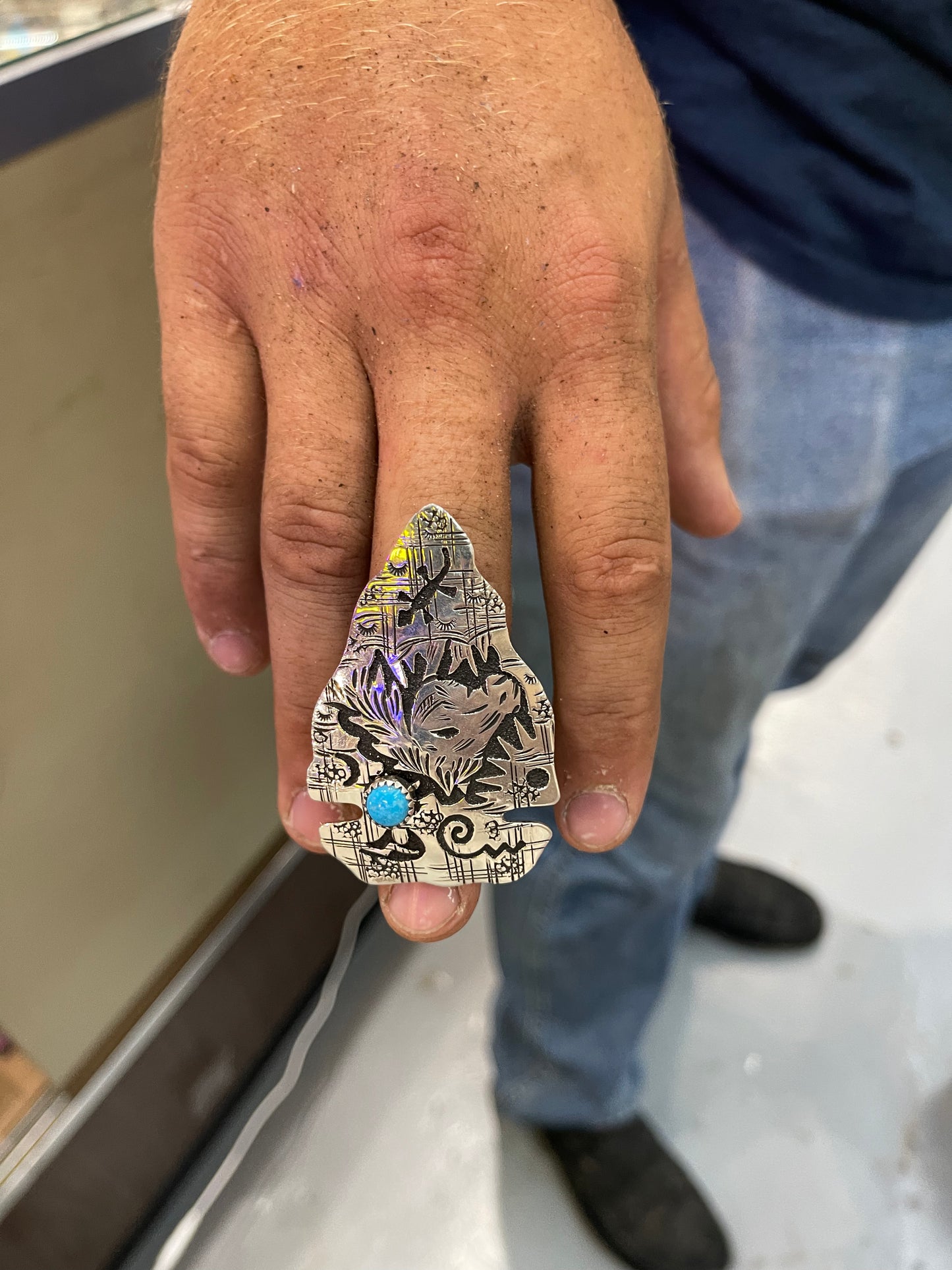 Adjustable Arrowhead Ring