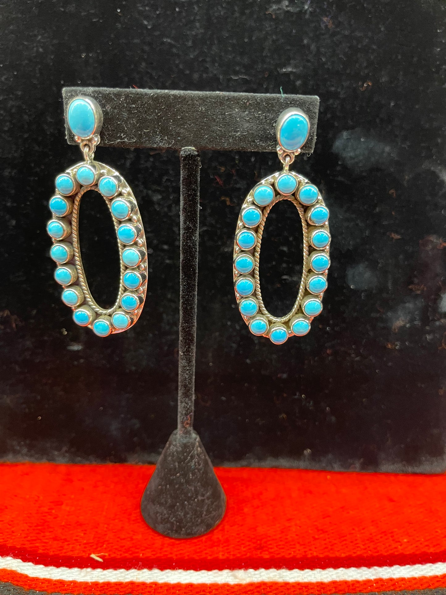 Sleeping Beauty Turquoise Earrings
