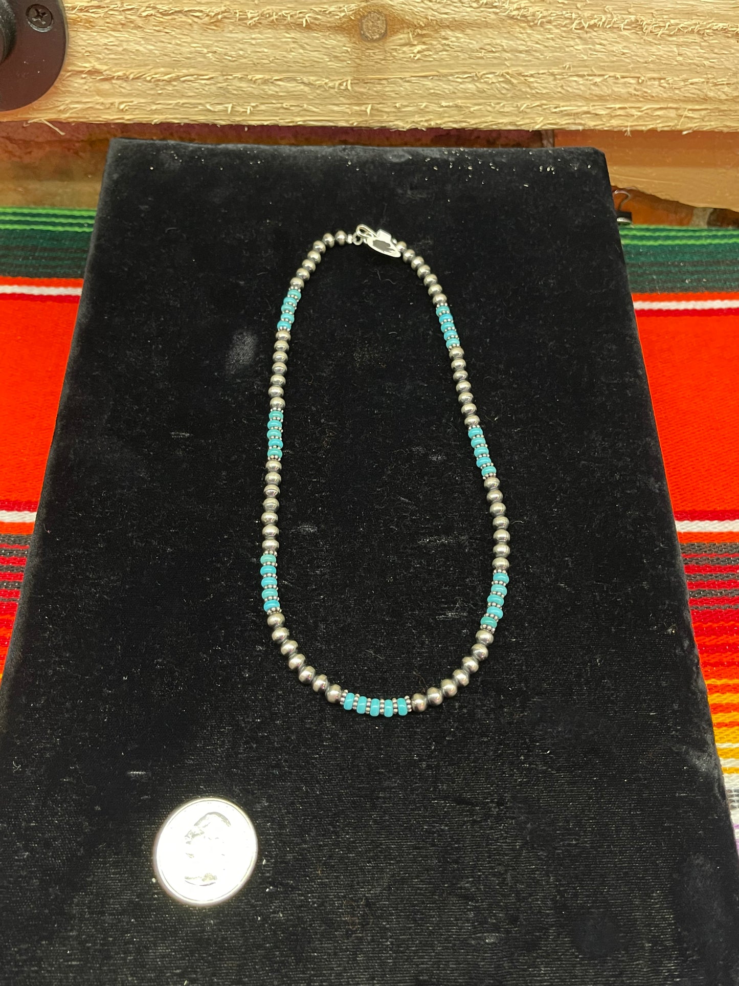 Navajo Pearls with Turquoise