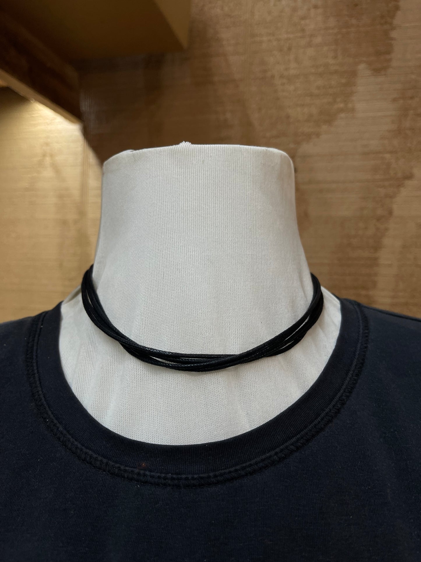 16" 5 Strand Braided Cord Necklace