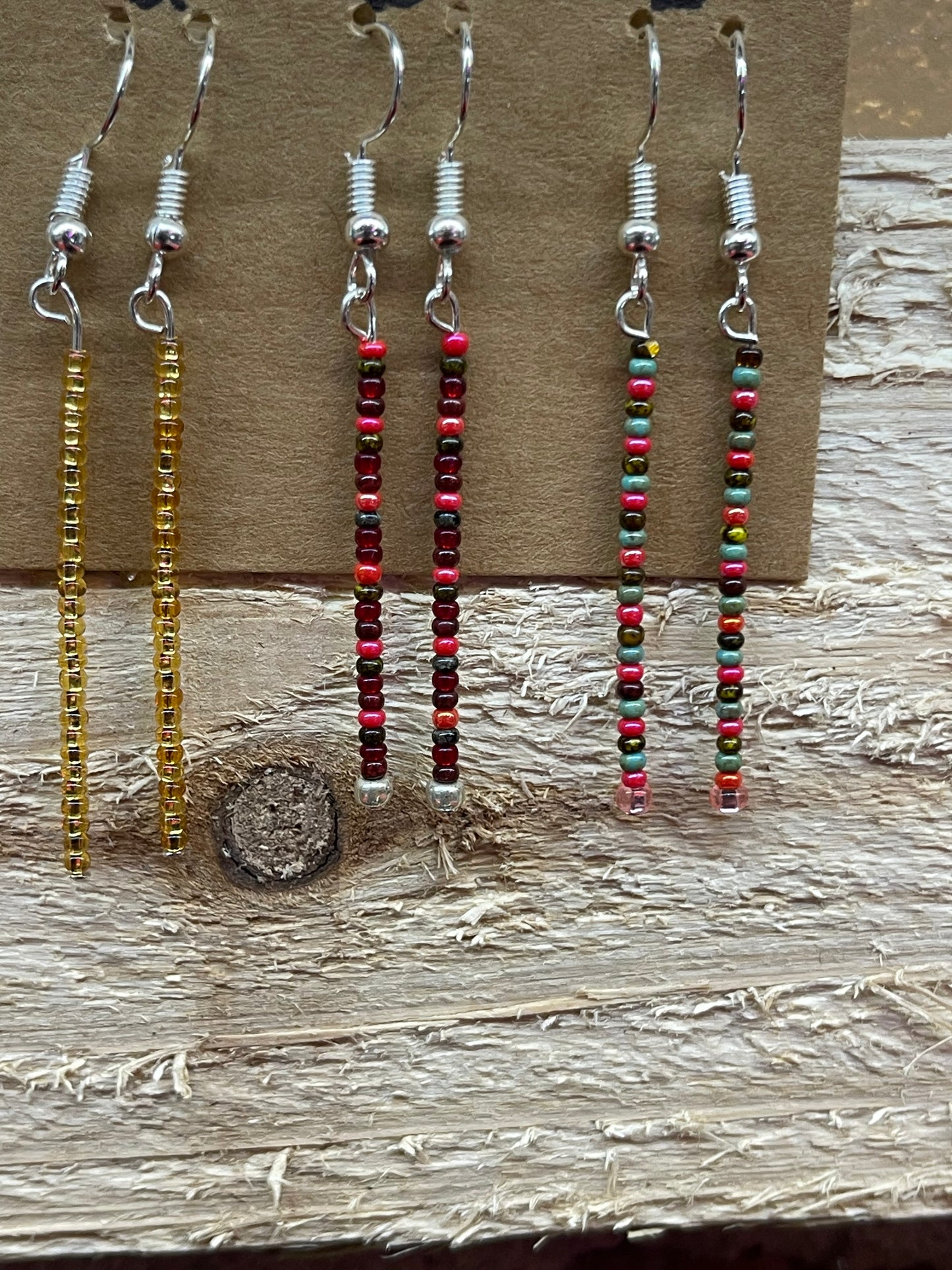 3 Set Beaded Earrings