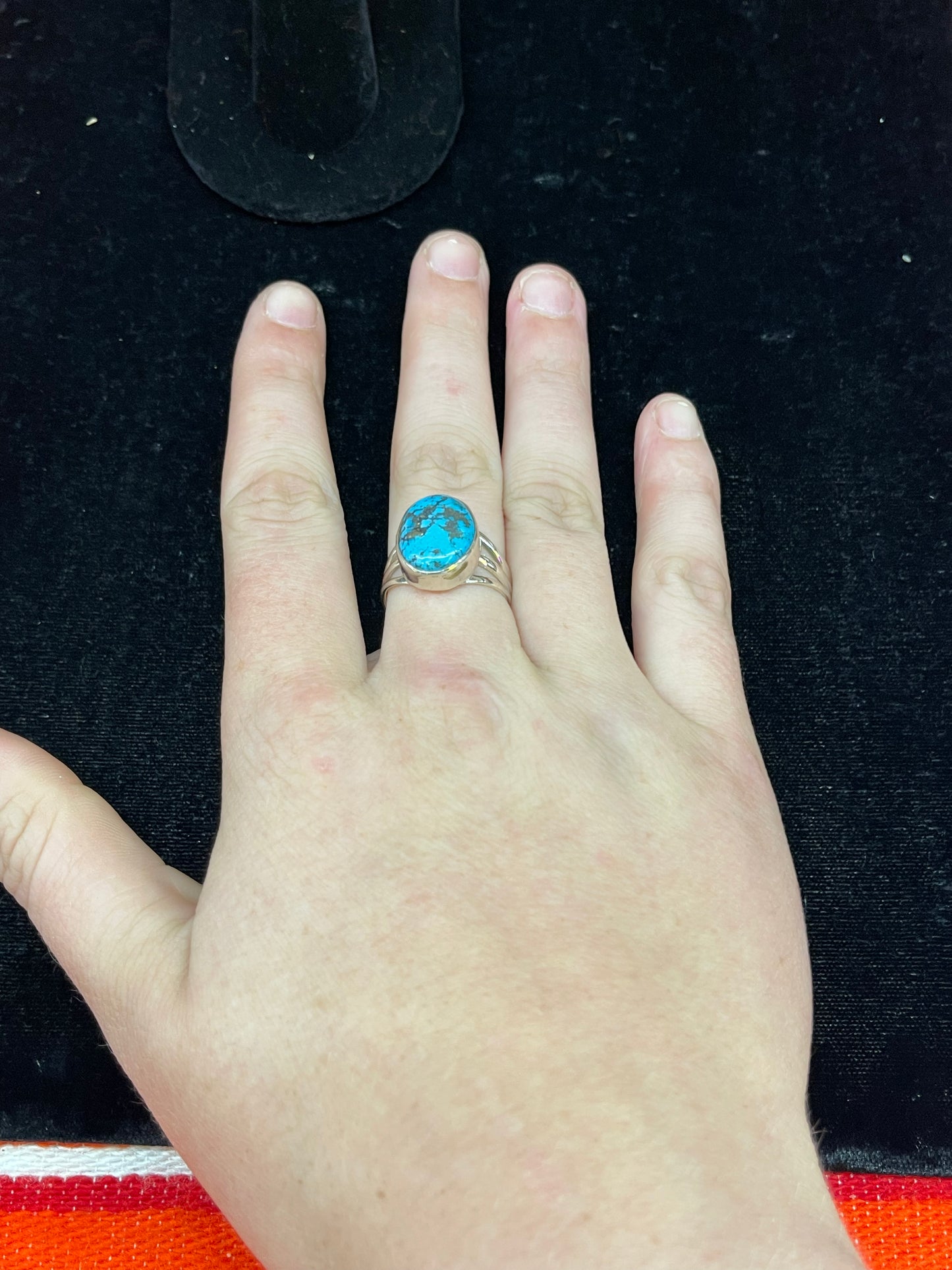 Turquoise Circle Ring