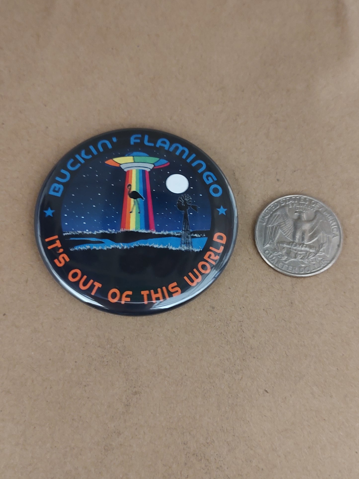 Buckin' Flamingo - It's Out Of This World Magnet