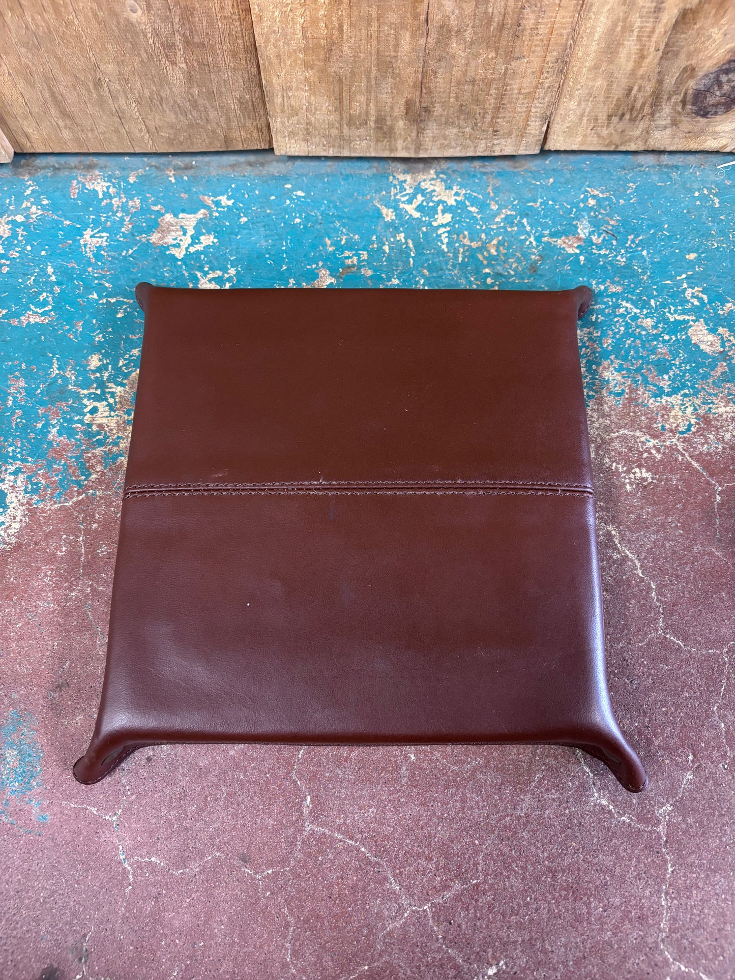 Pistol Checkered Spade Tooled Jewelry Tray