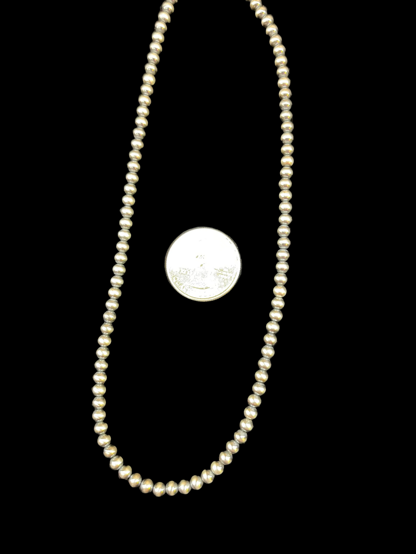 16" 4mm Navajo Style Pearls