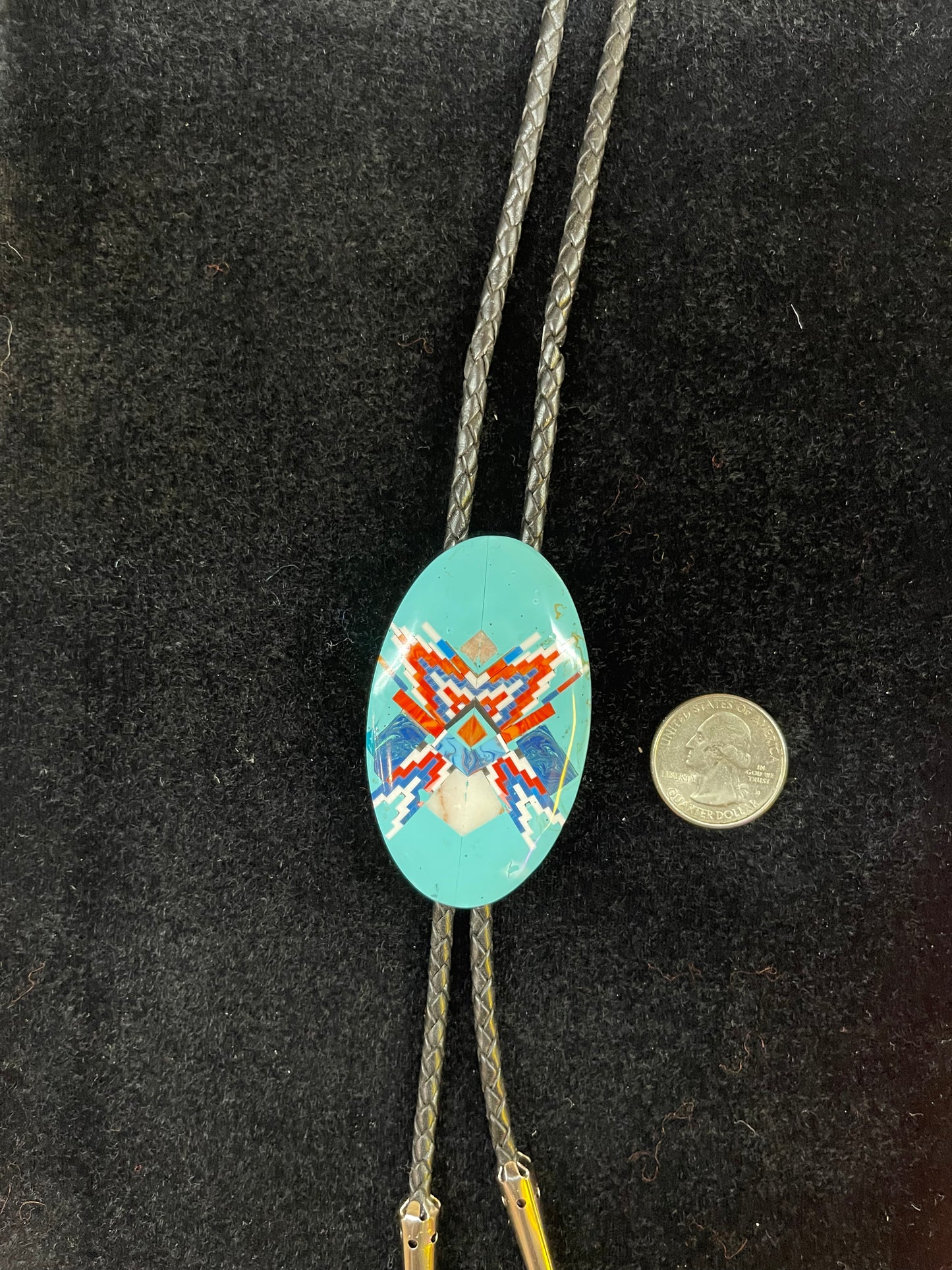 Turquoise Inlay Bolo Tie