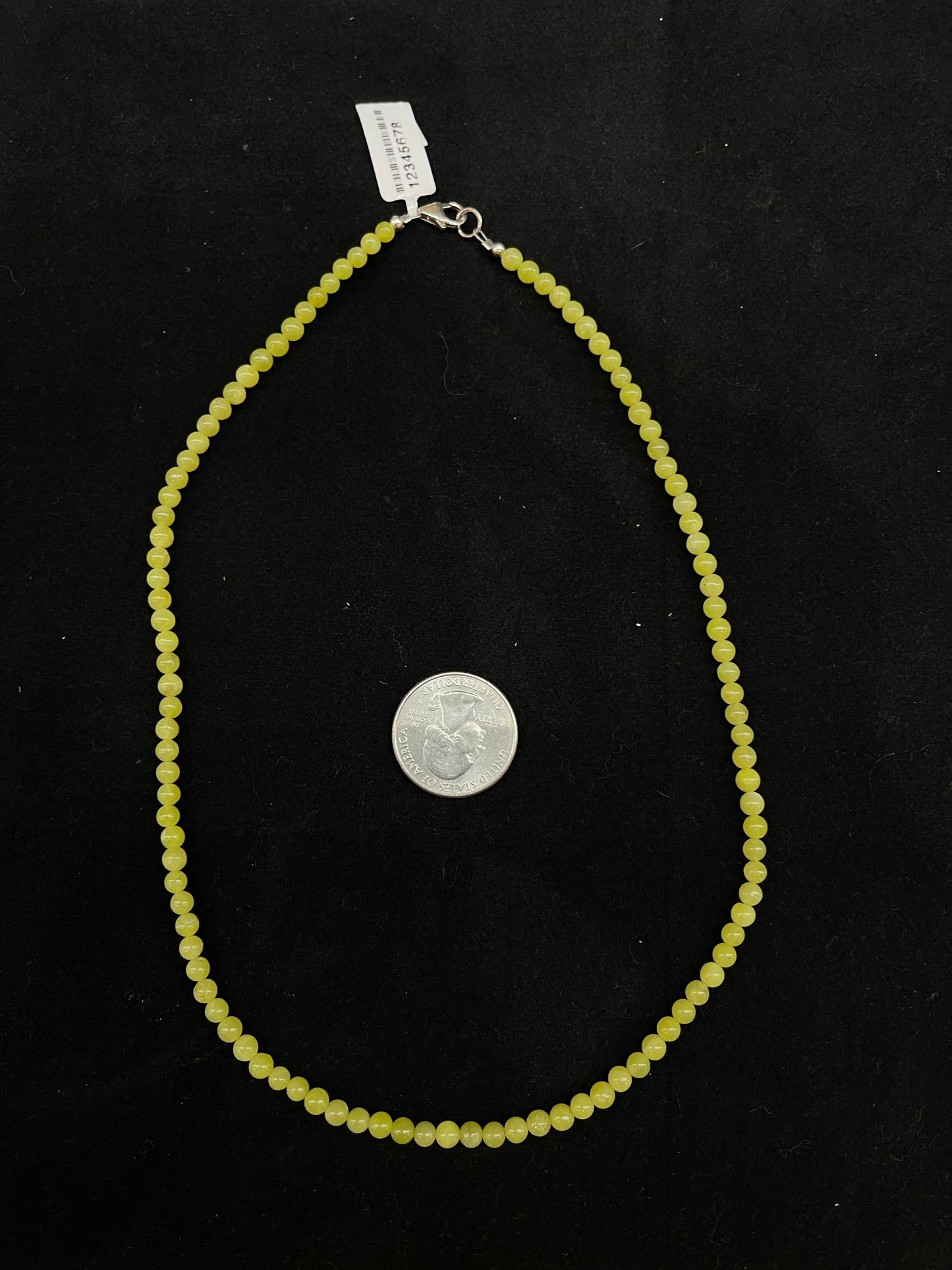 4mm 18” Serpentine Necklace