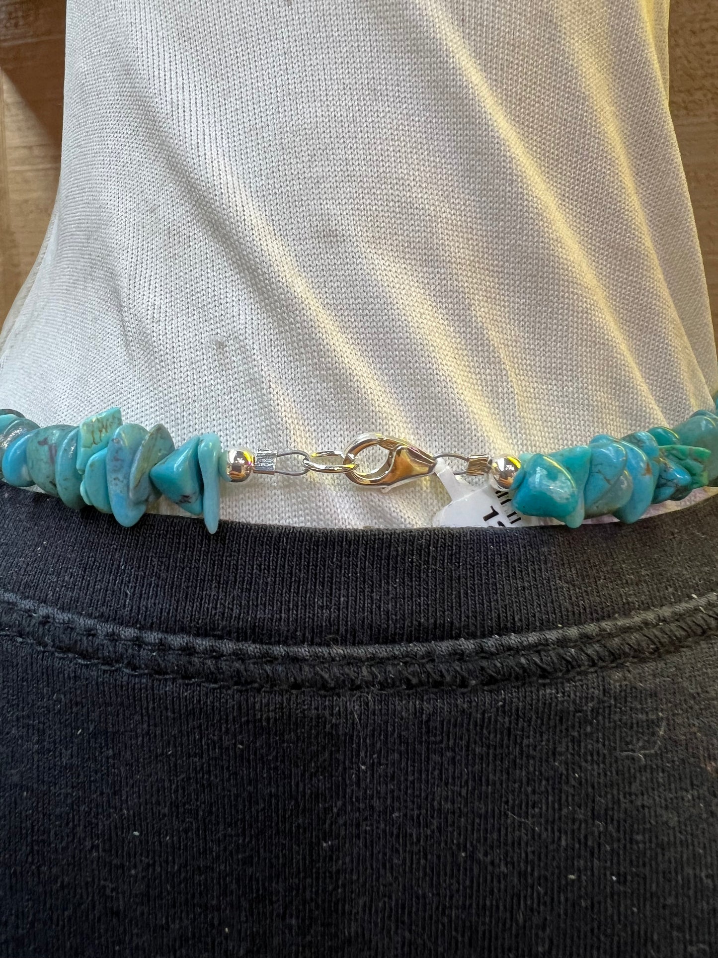 Chunk Turquoise Necklace (16”)