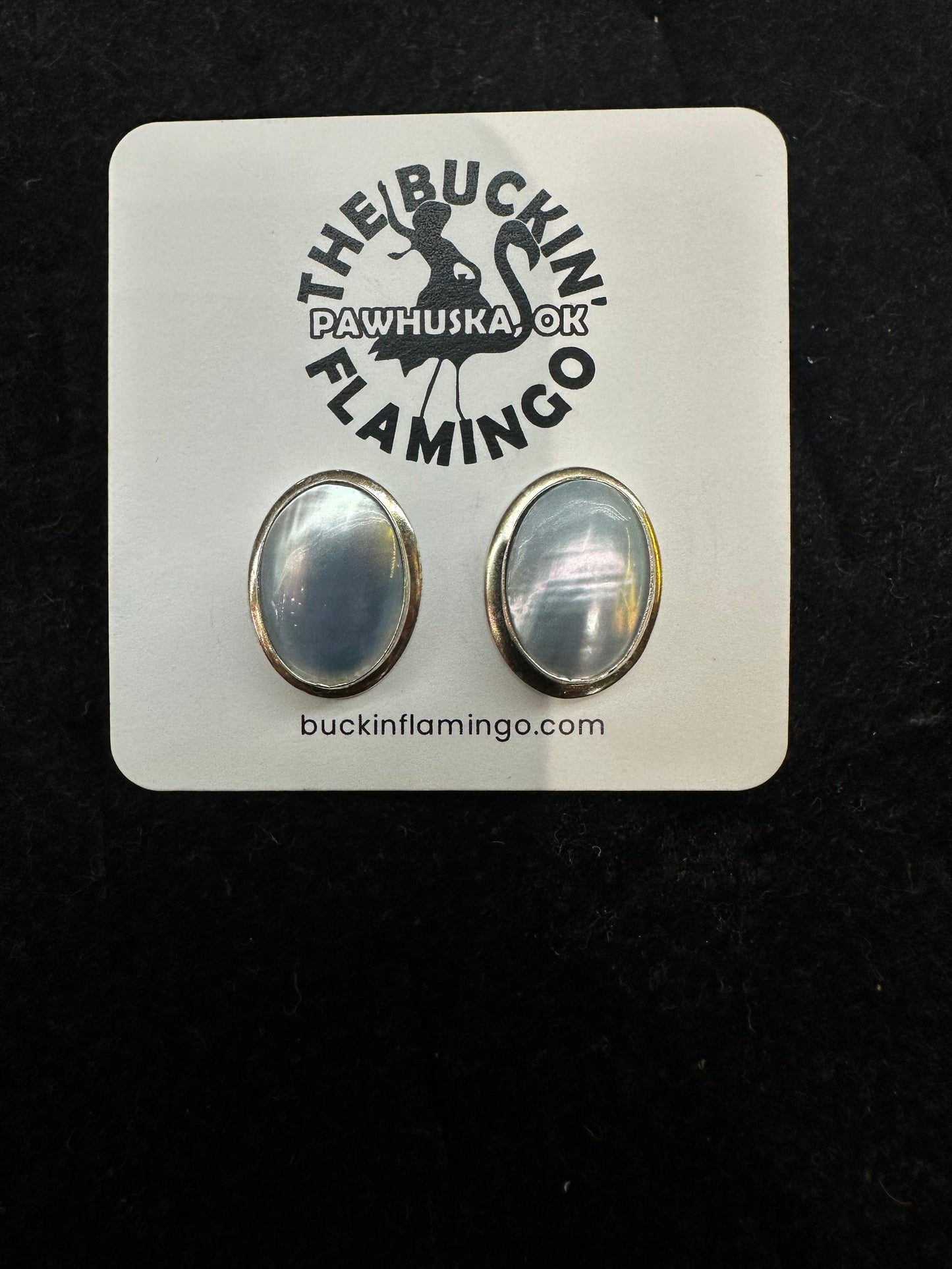 Abalone 11 mm Post Earrings