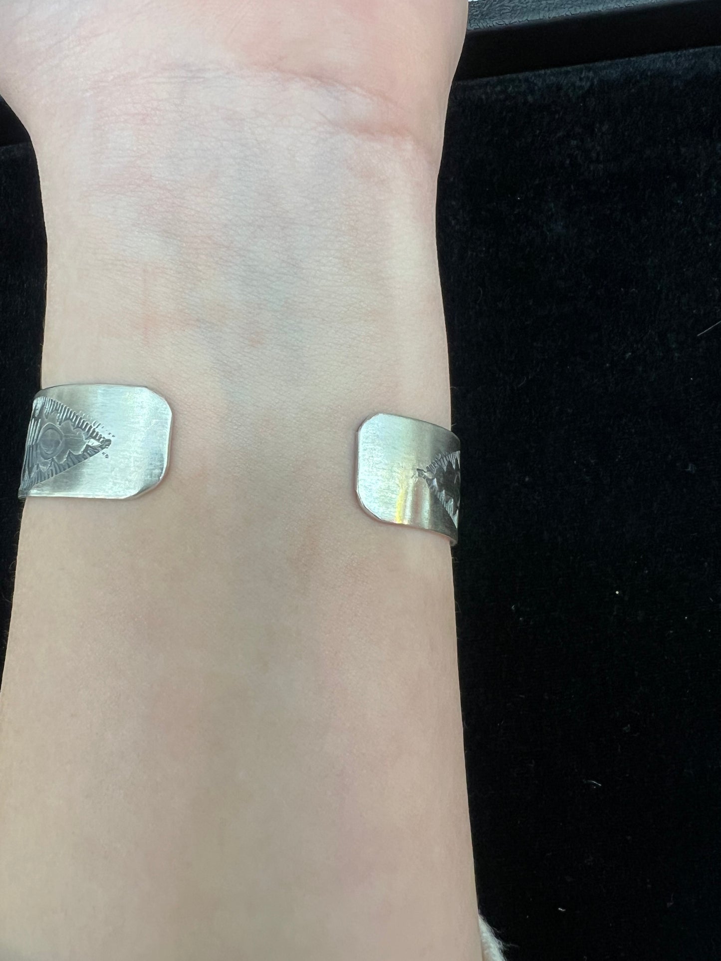 Sugilite & Sterling Silver Cuff by Boyd Ashley, Navajo Made (6”-7”)