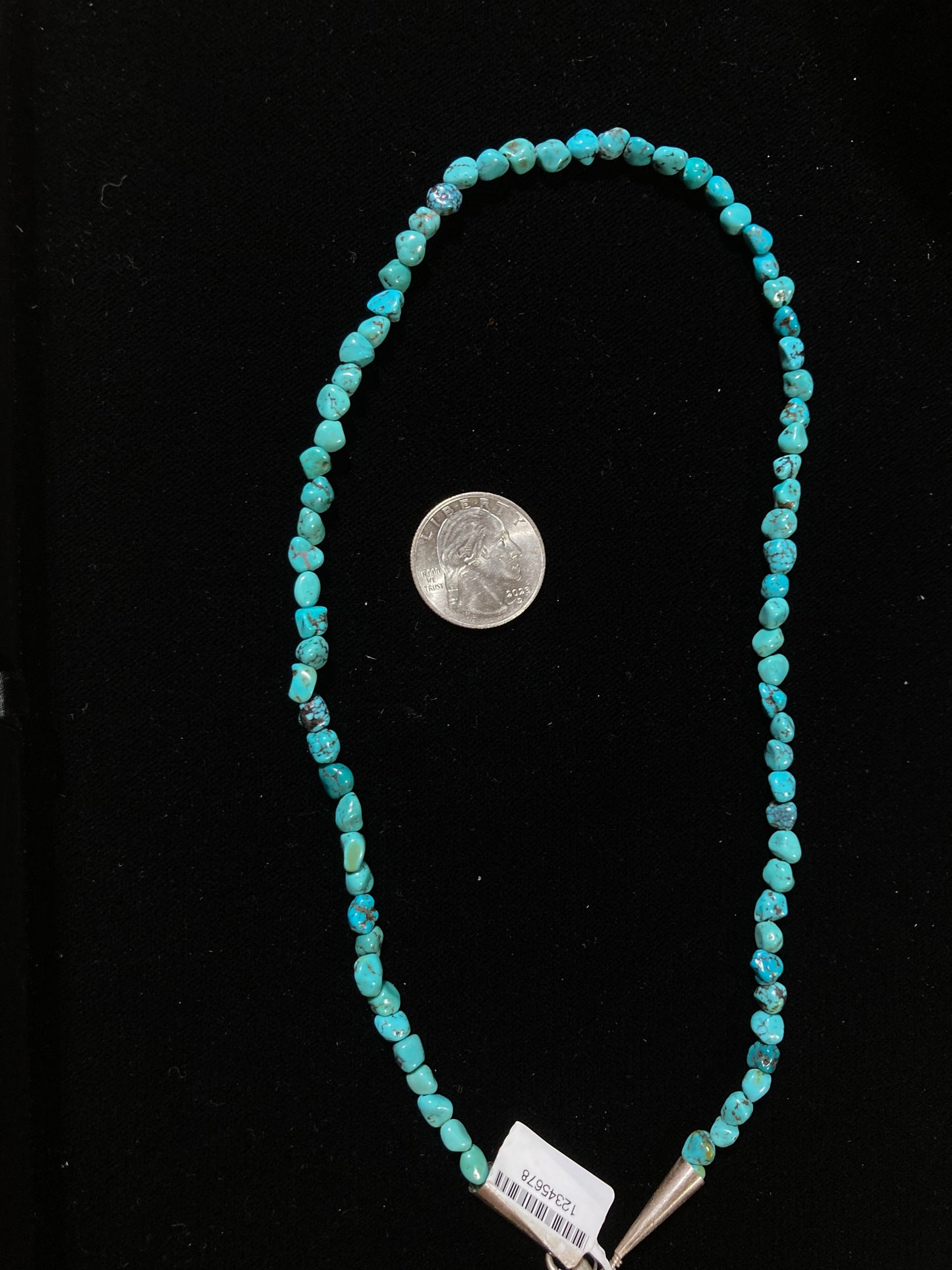 19” Kingman Turquoise Nugget Necklace
